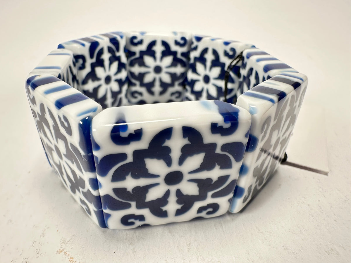 Sobral -  Lisboa "Belém" Elasticated Resin Bracelet ( 005477 )
