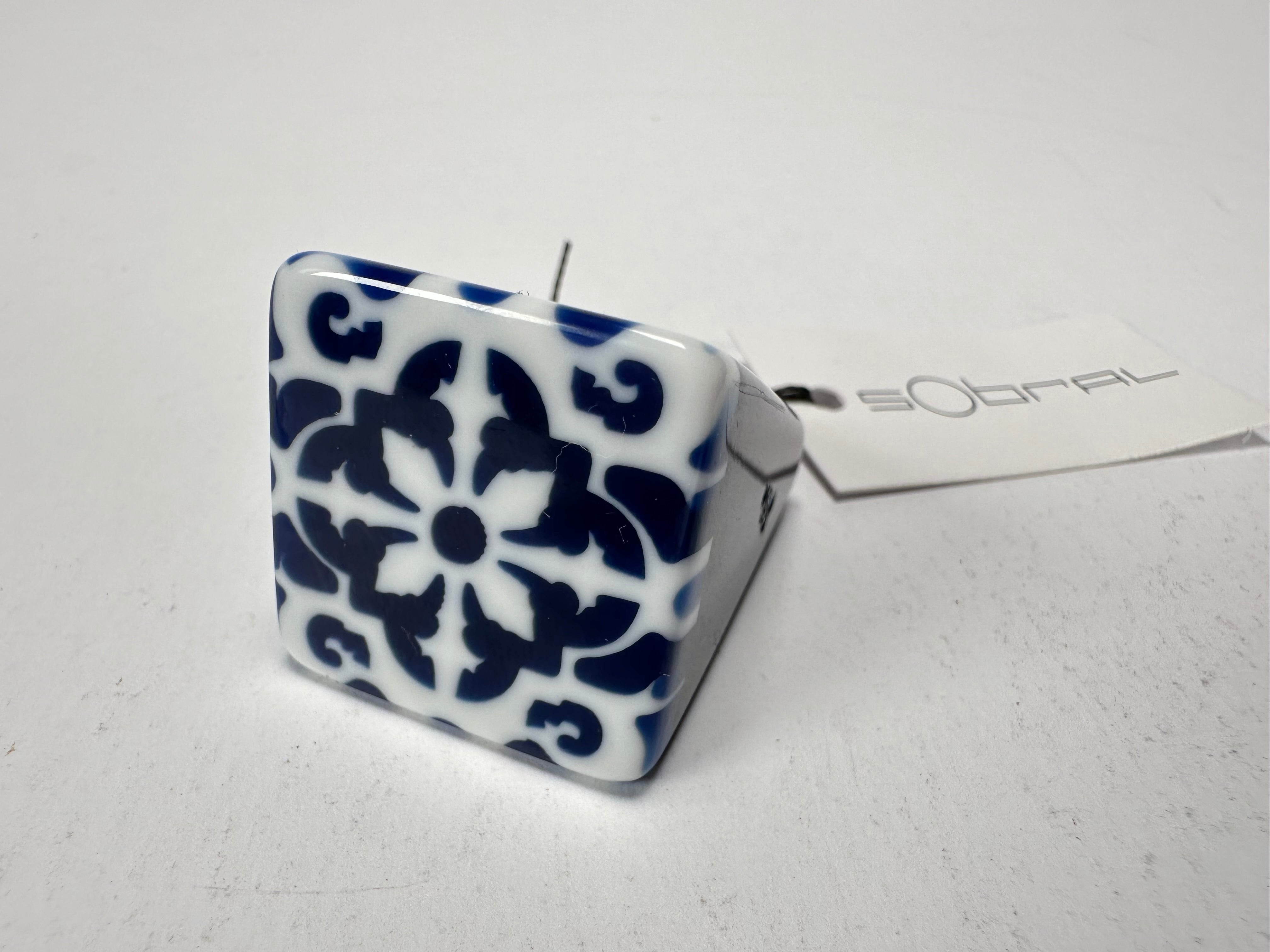Sobral - Lisboa "Belém" Resin Ring ( 005478 ) - Size UK Q / US 8