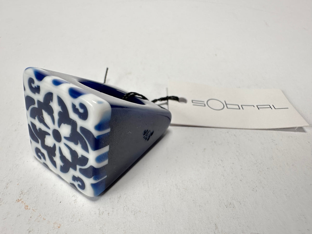 Sobral - Lisboa "Belém" Resin Ring ( 005478 ) - Size UK Q / US 8