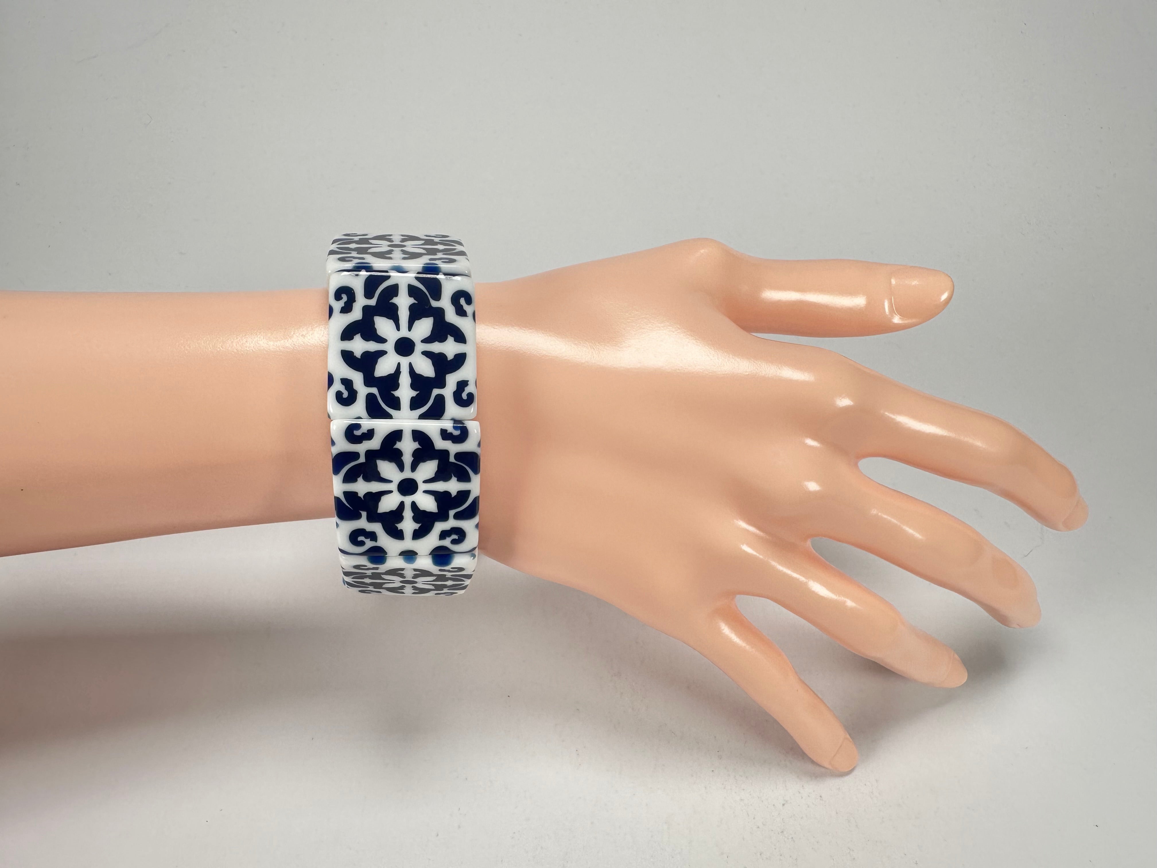 Sobral -  Lisboa "Belém" Elasticated Resin Bracelet ( 005477 )