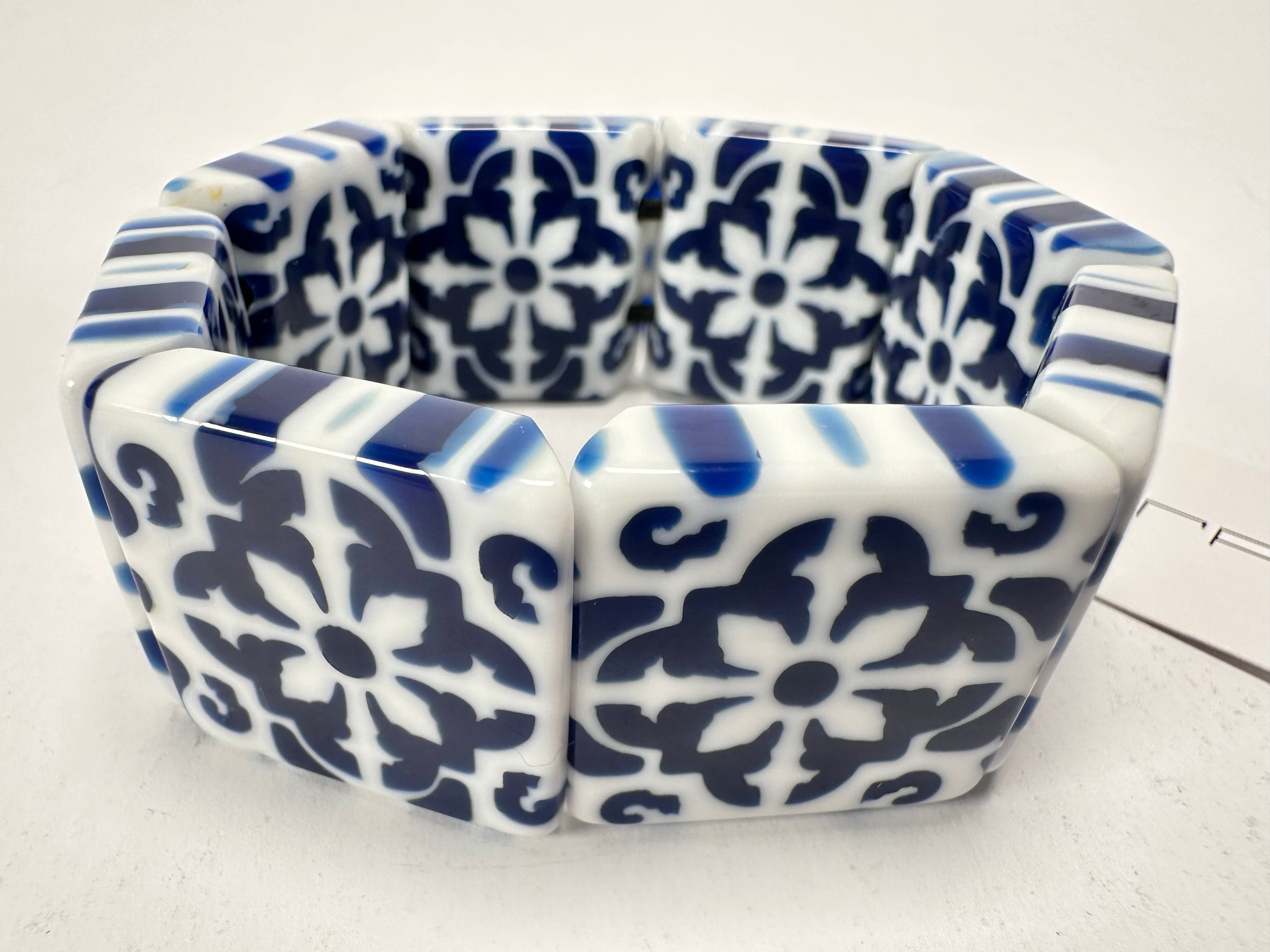 Sobral -  Lisboa "Belém" Elasticated Resin Bracelet ( 005477 )