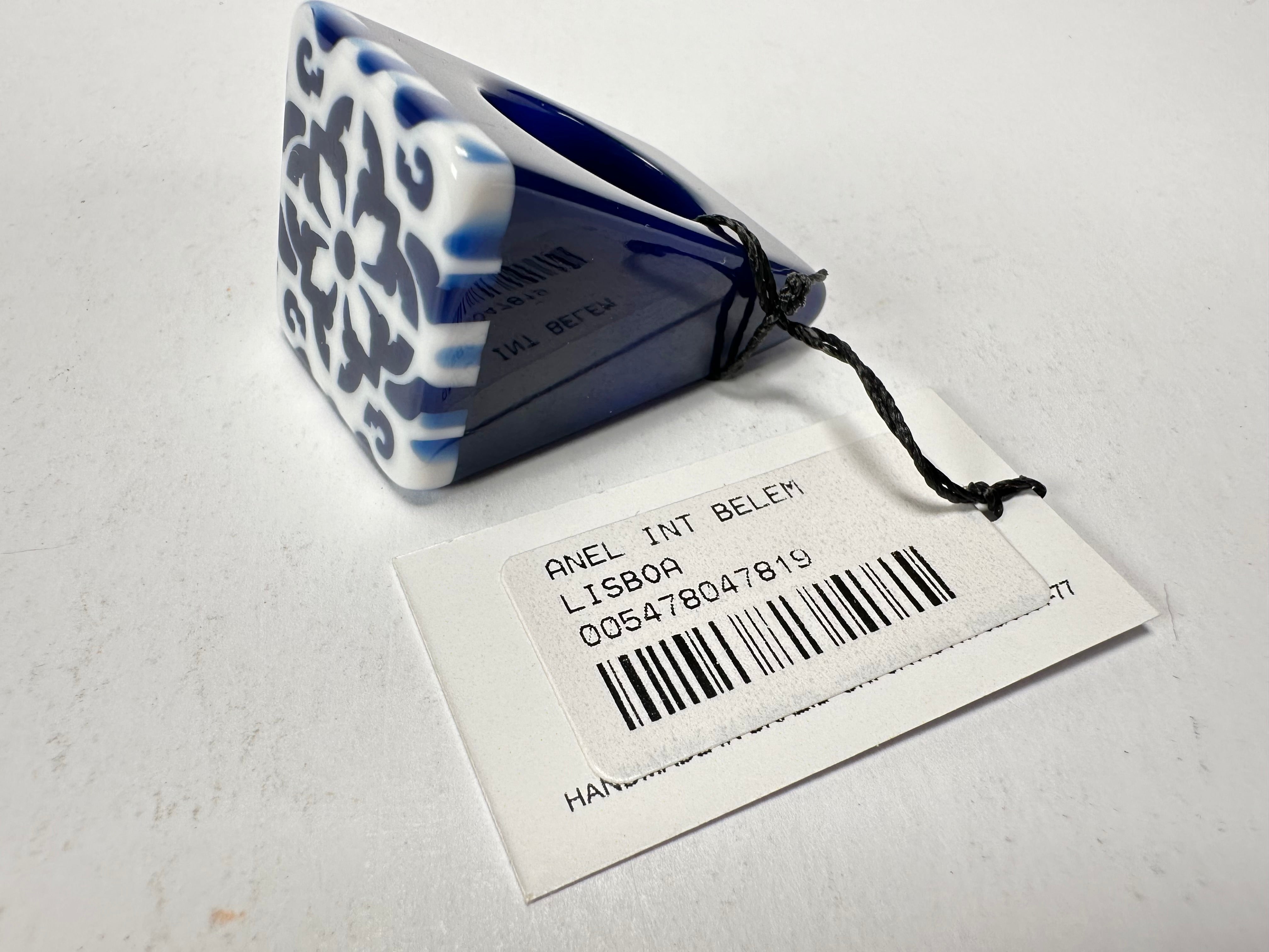 Sobral - Lisboa "Belém" Resin Ring ( 005478 ) - Size UK R / US 9