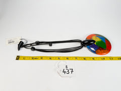 Sobral - Multi-Colour "Eolia Efeitos" K.Polido Resin Necklace ( 002858 )