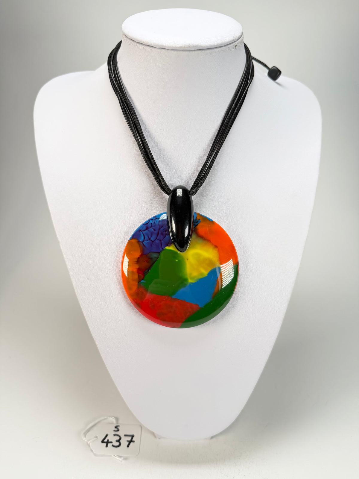 Sobral - Multi-Colour "Eolia Efeitos" K.Polido Resin Necklace ( 002858 )