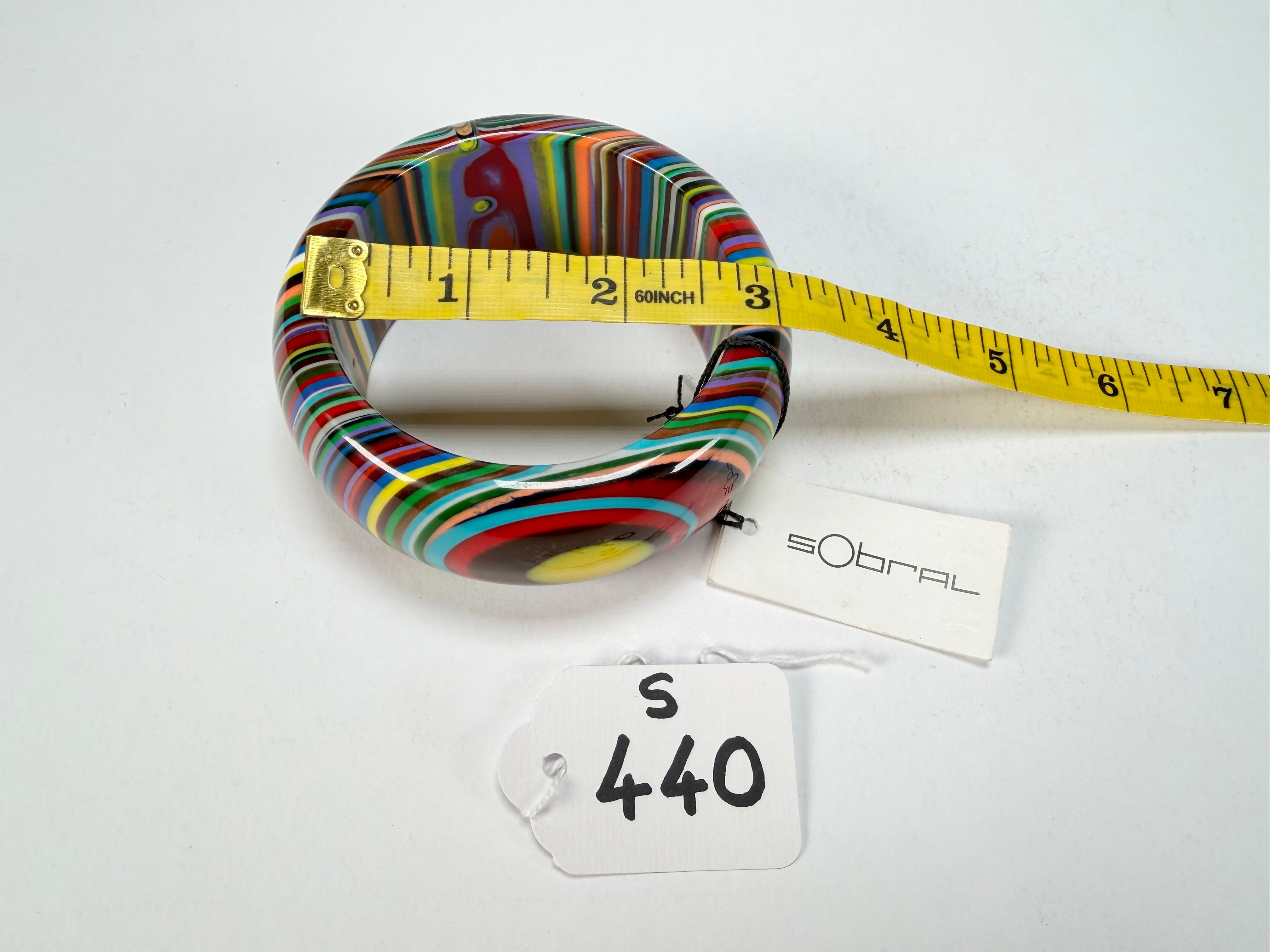 Sobral - Pop Art "PB34" Solid Resin Bangle ( 002444 )