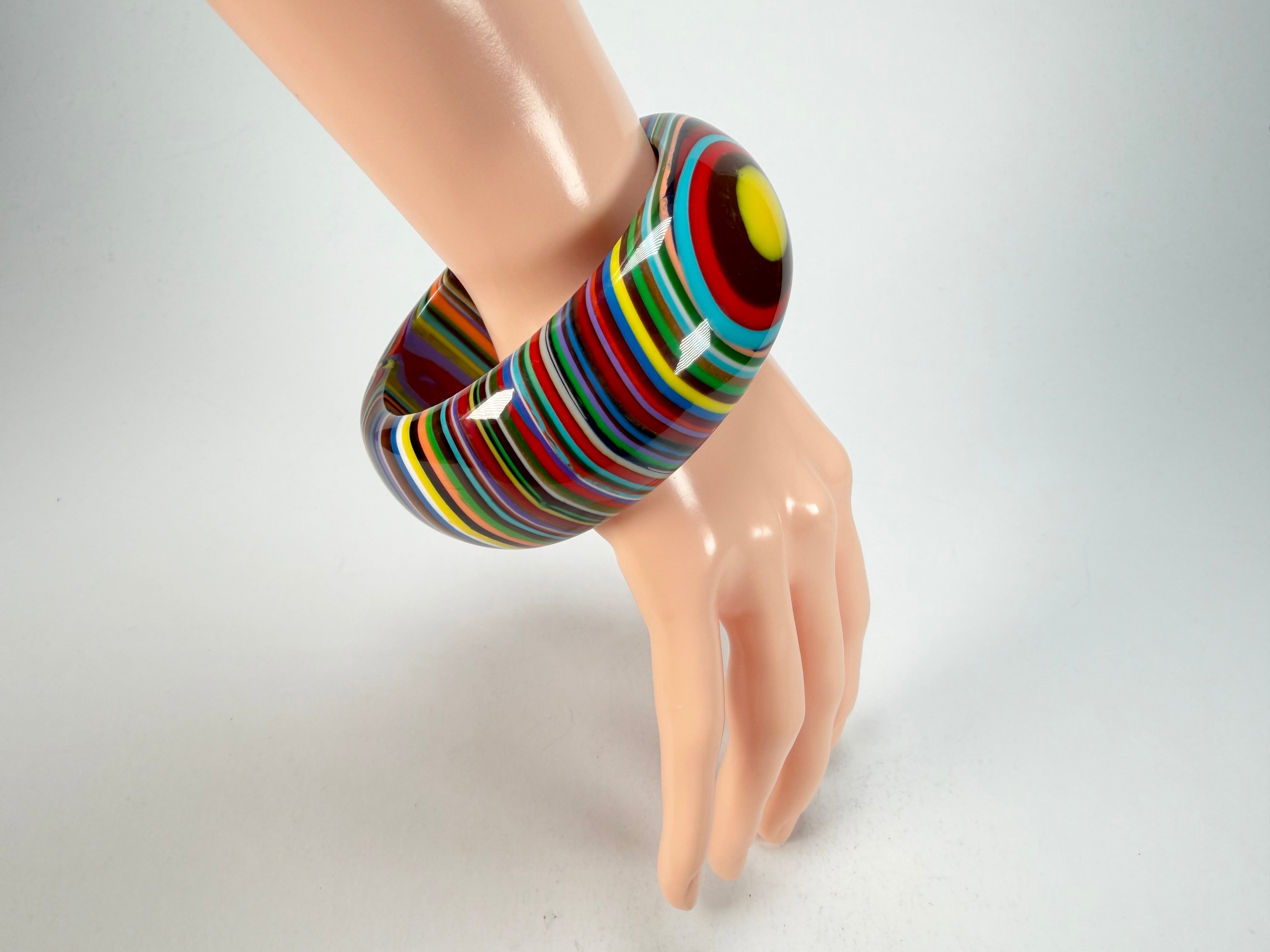 Sobral - Pop Art "PB34" Solid Resin Bangle ( 002444 )