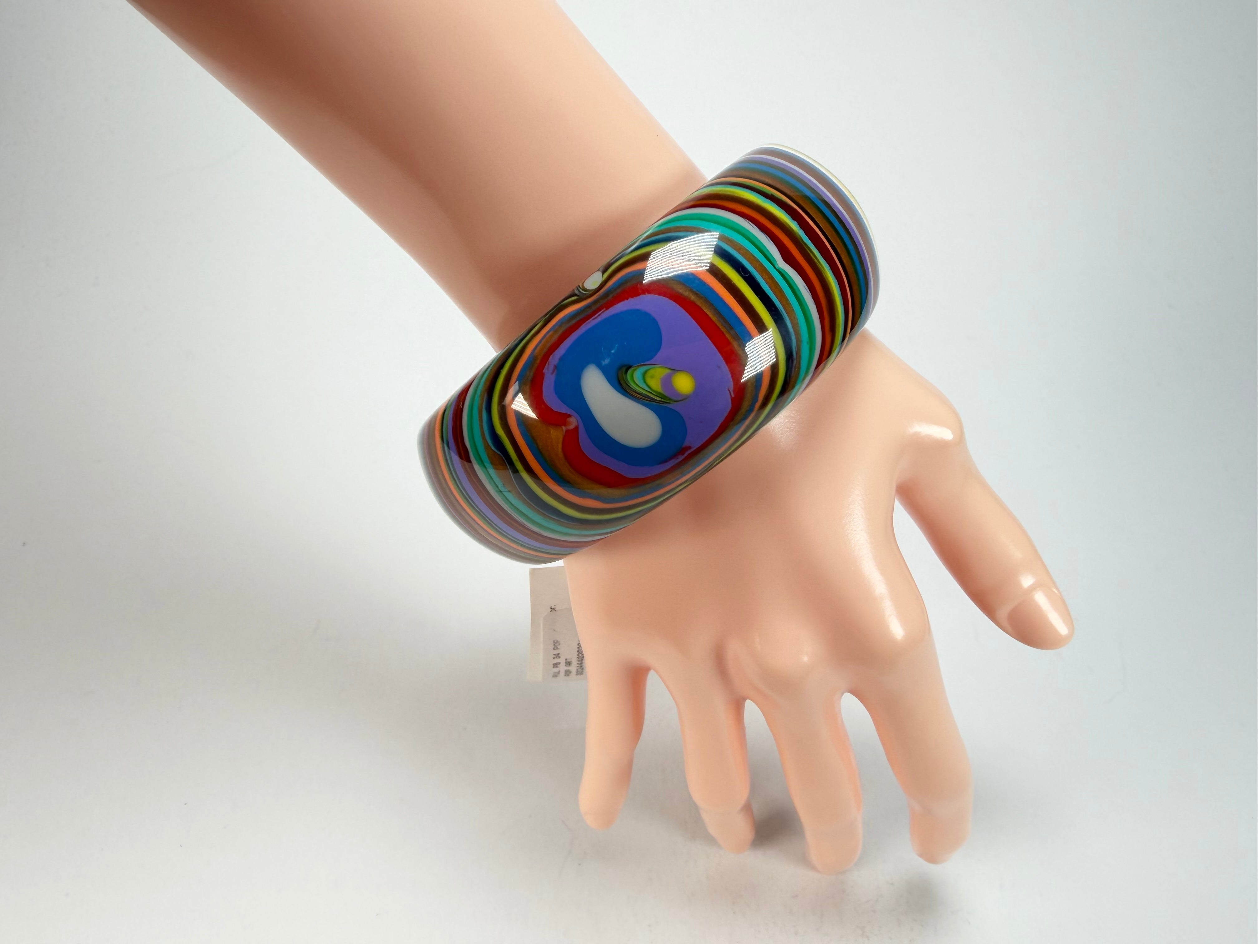 Sobral - Pop Art "PB34" Solid Resin Bangle ( 002444 )