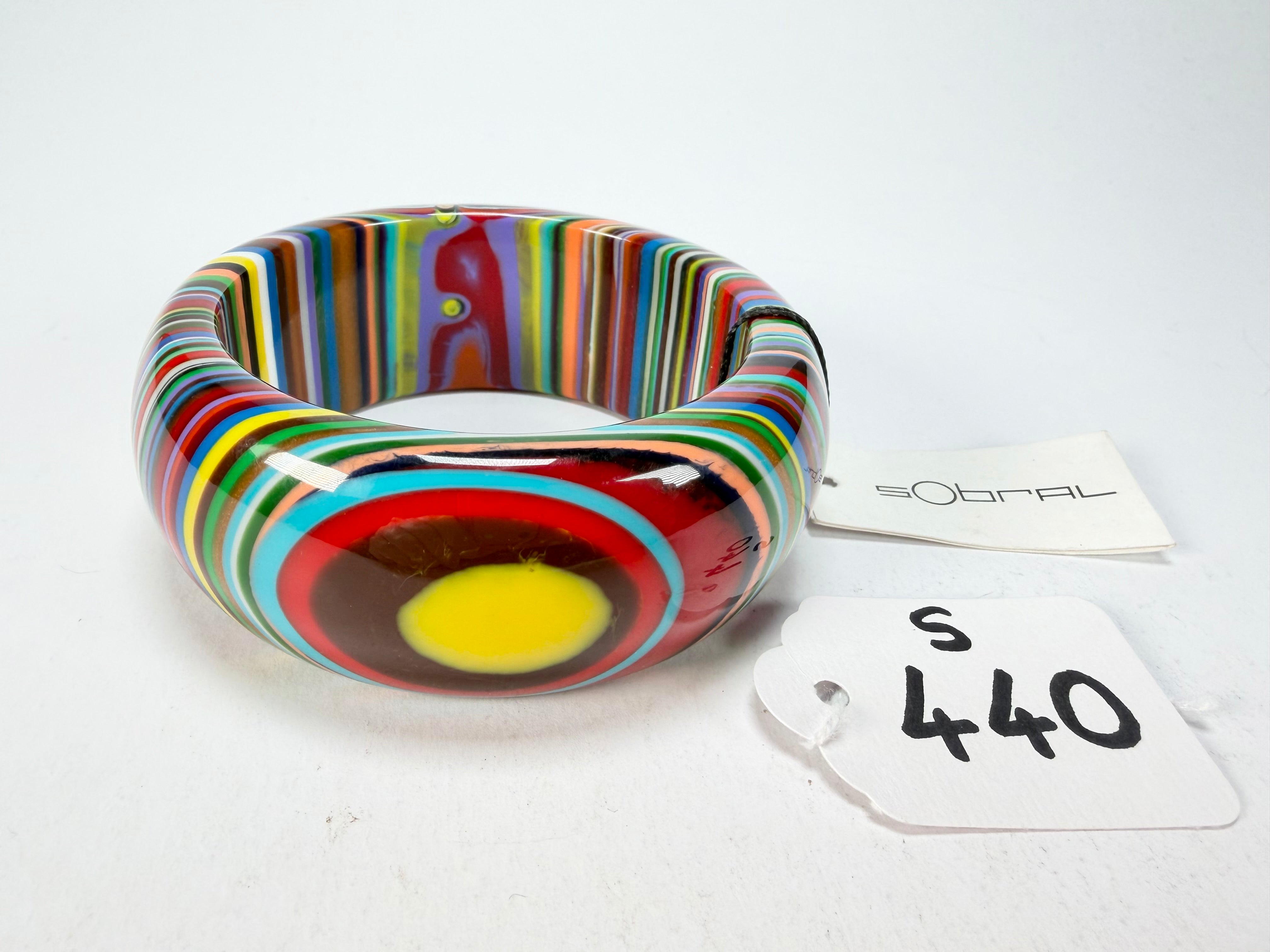 Sobral - Pop Art "PB34" Solid Resin Bangle ( 002444 )