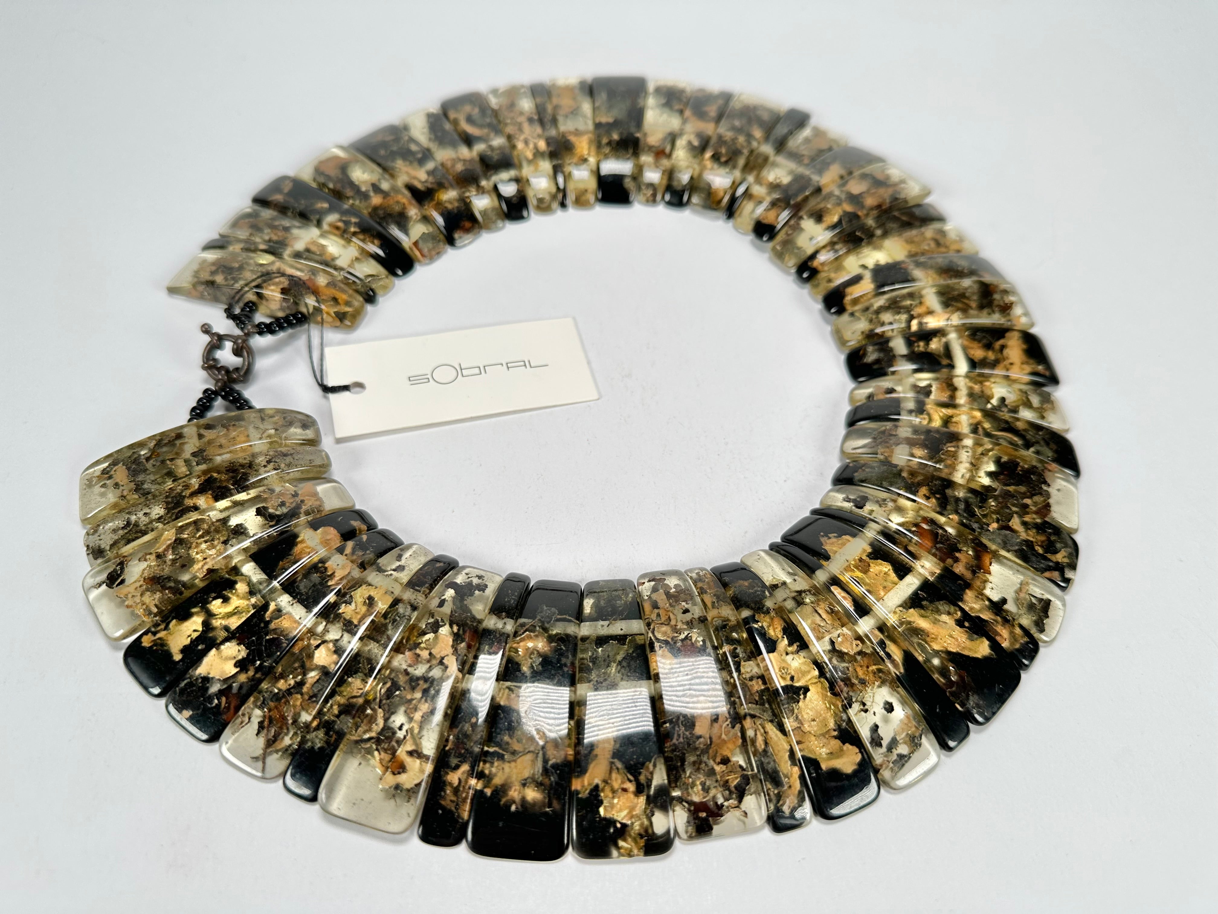 Sobral - Seaweed "Grand Emperor" Studio Creation Resin Necklace ( 000000 )