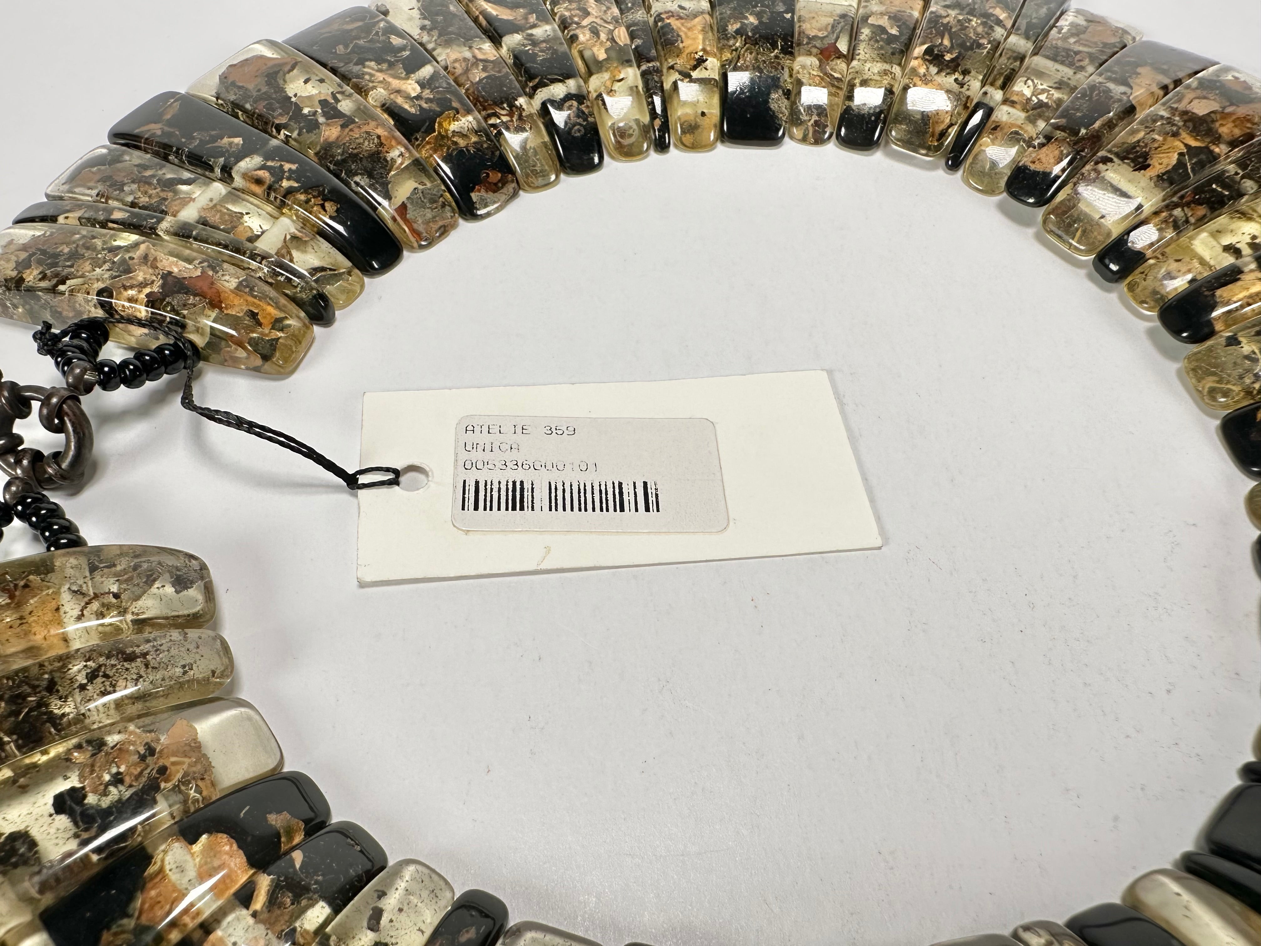 Sobral - Seaweed "Grand Emperor" Studio Creation Resin Necklace ( 000000 )