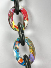 Sobral - Multi-Colour "MD Metis" Pollock Resin Necklace ( 005181 )