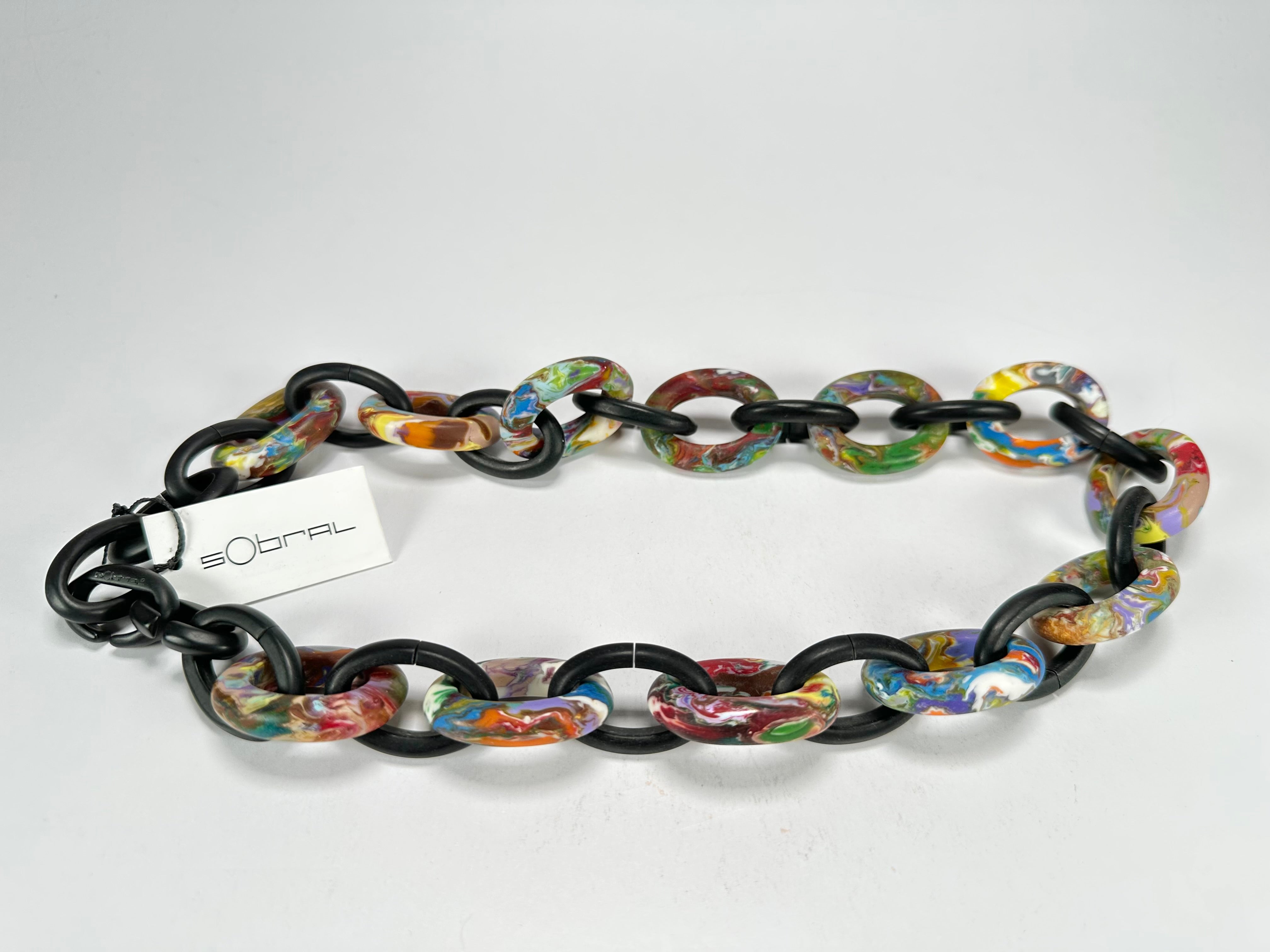 Sobral - Multi-Colour "MD Metis" Pollock Resin Necklace ( 005181 )