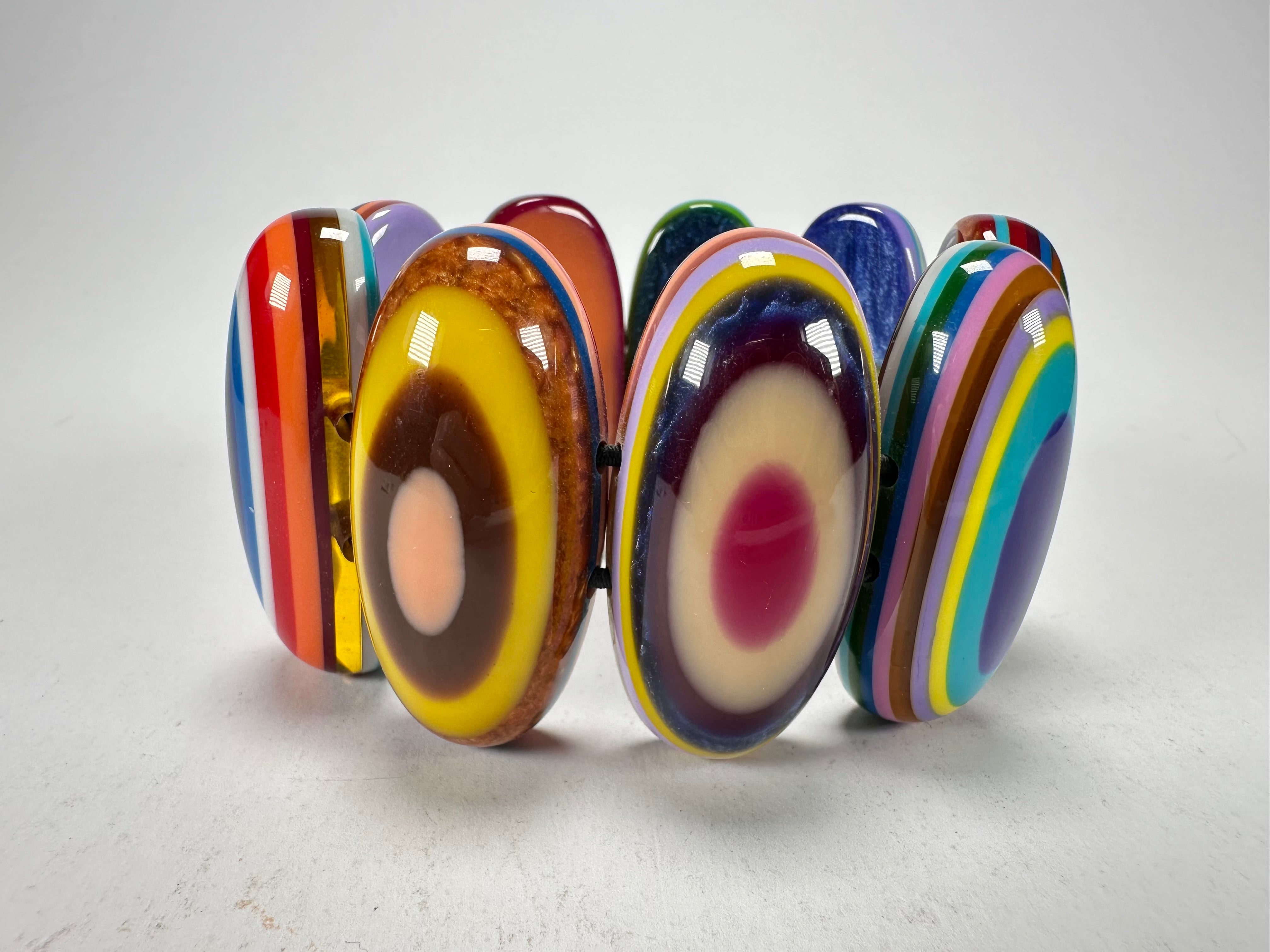 Sobral - Pop Art "Andy" Elasticated Resin Bracelet ( 005467 )