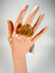 Sobral - Metalique "Mini Ariadne" Resin Ring ( 005543 ) - Size UK V / US 10.5