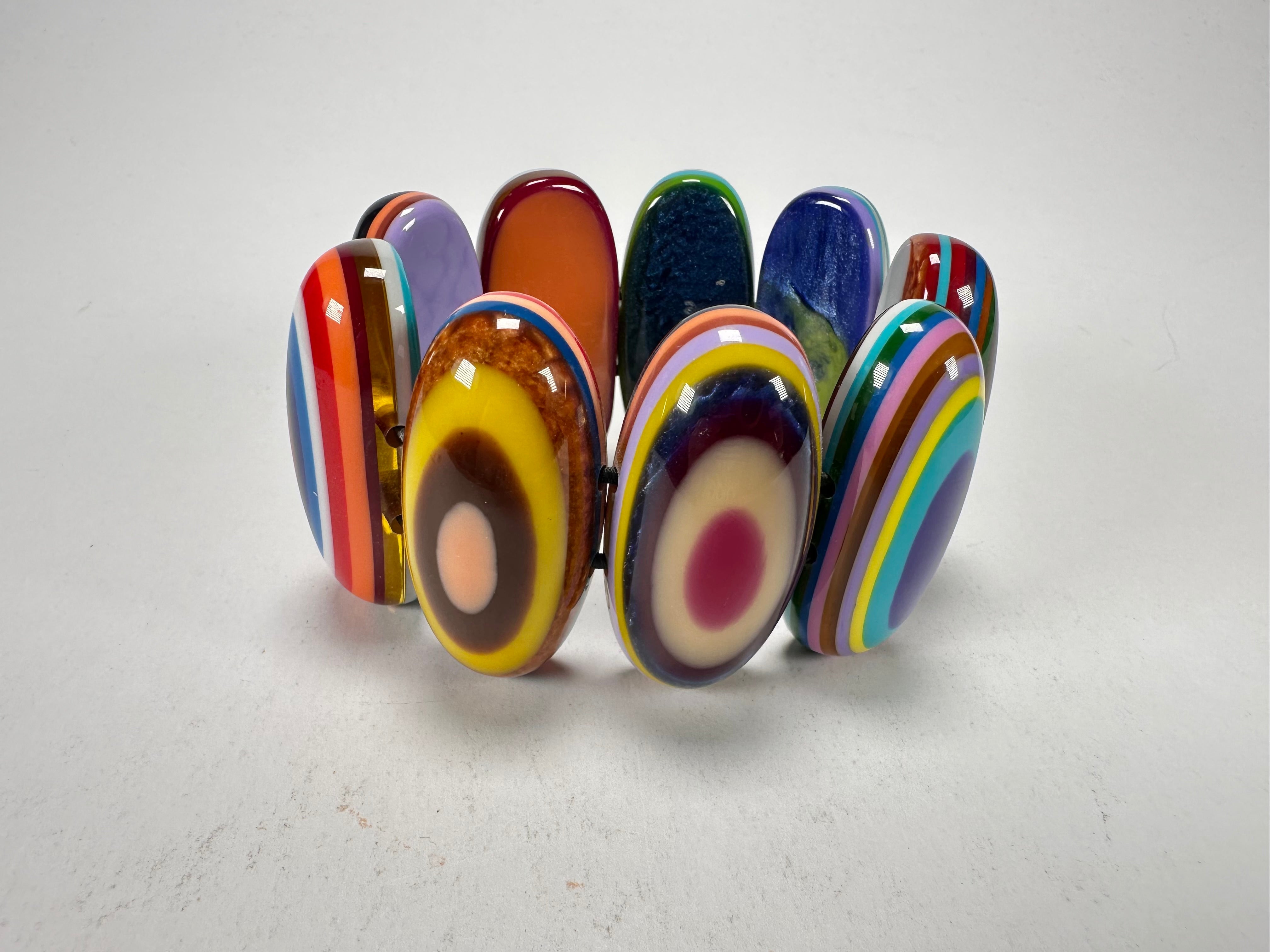 Sobral - Pop Art "Andy" Elasticated Resin Bracelet ( 005467 )