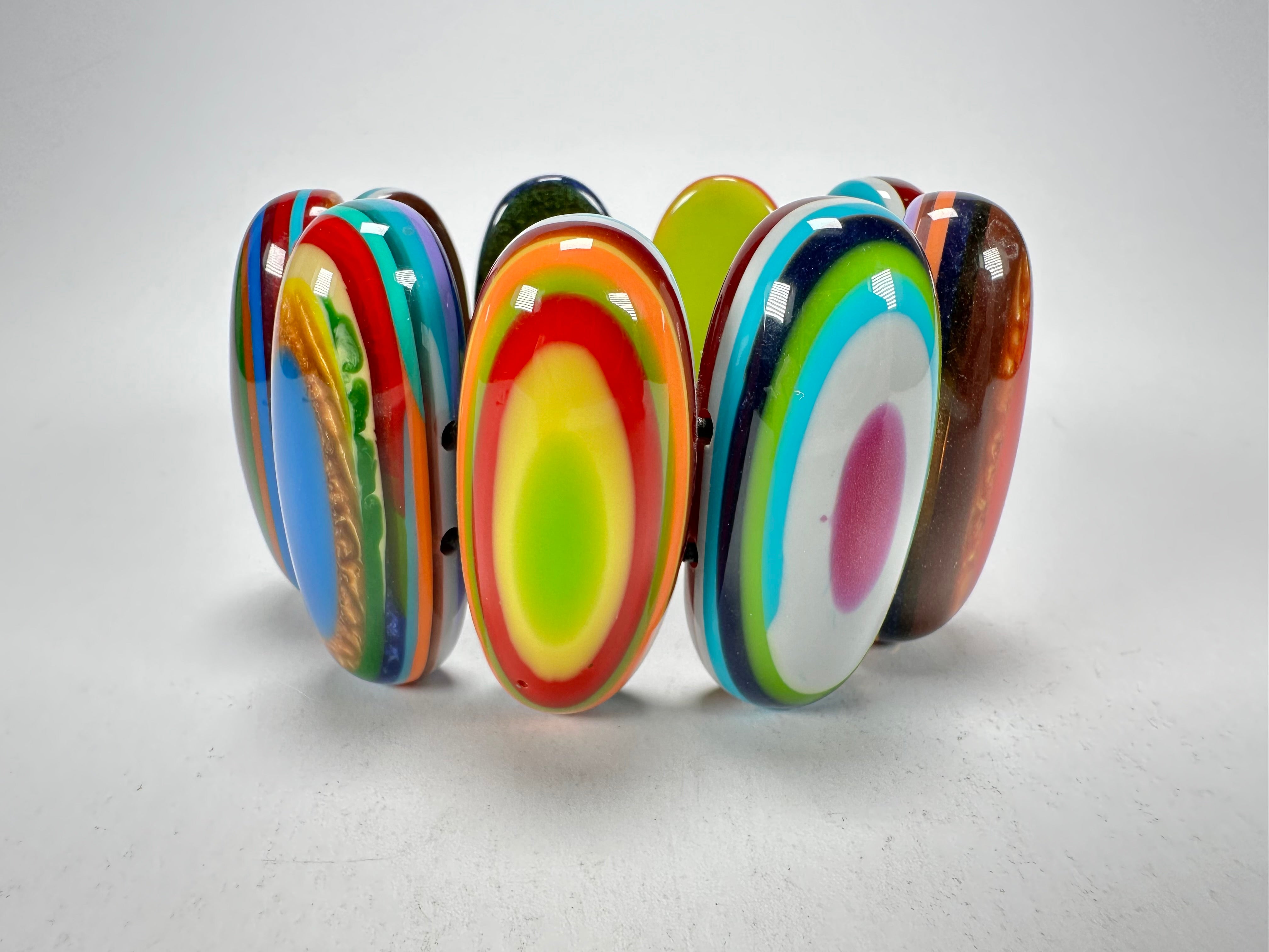 Sobral - Pop Art "Andy" Elasticated Resin Bracelet ( 005467 )