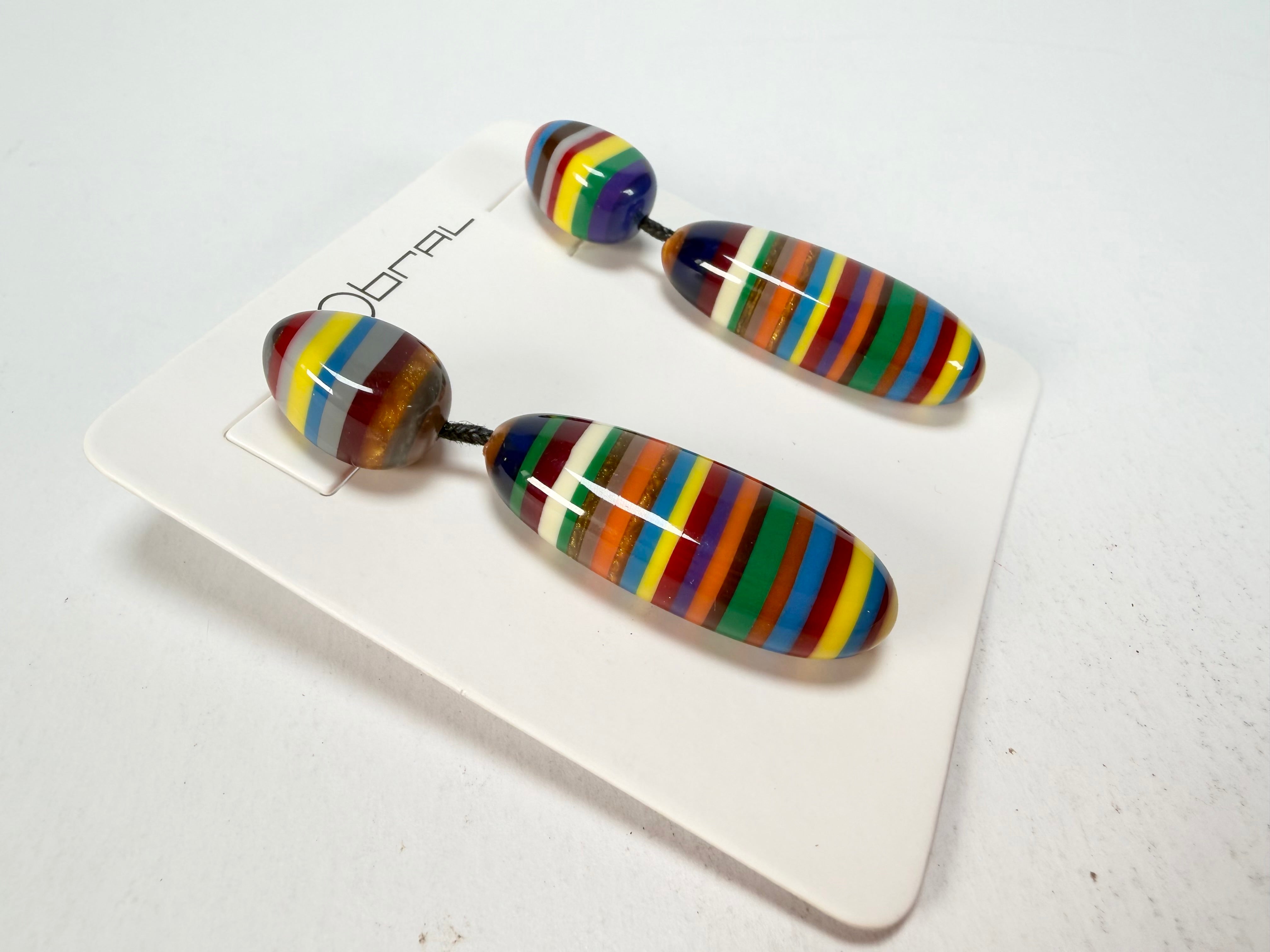 Sobral - Pop Art "Caillou" Resin Earrings ( 005427 )
