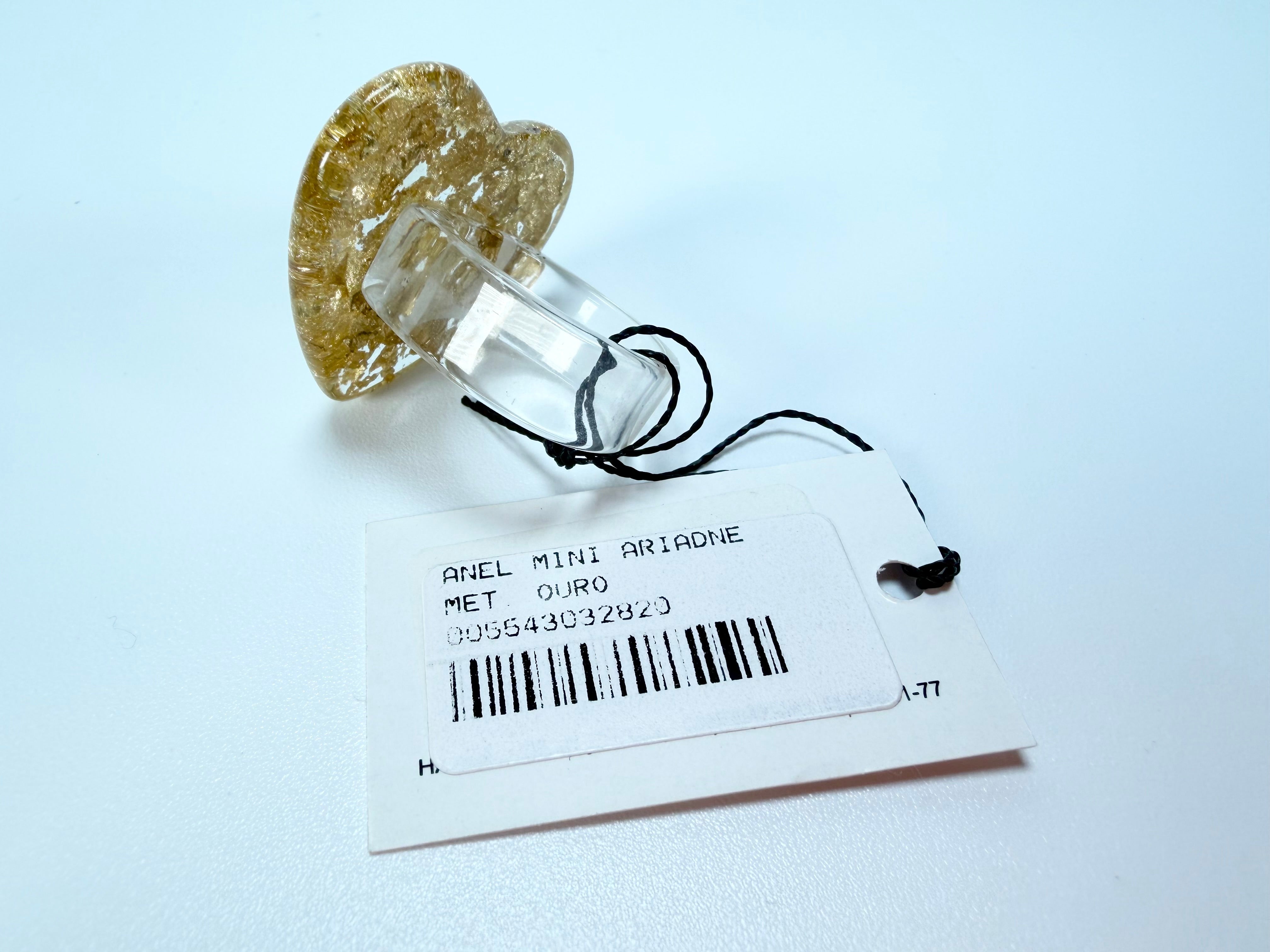 Sobral - Metalique "Mini Ariadne" Resin Ring ( 005543 ) - Size UK V / US 10.5