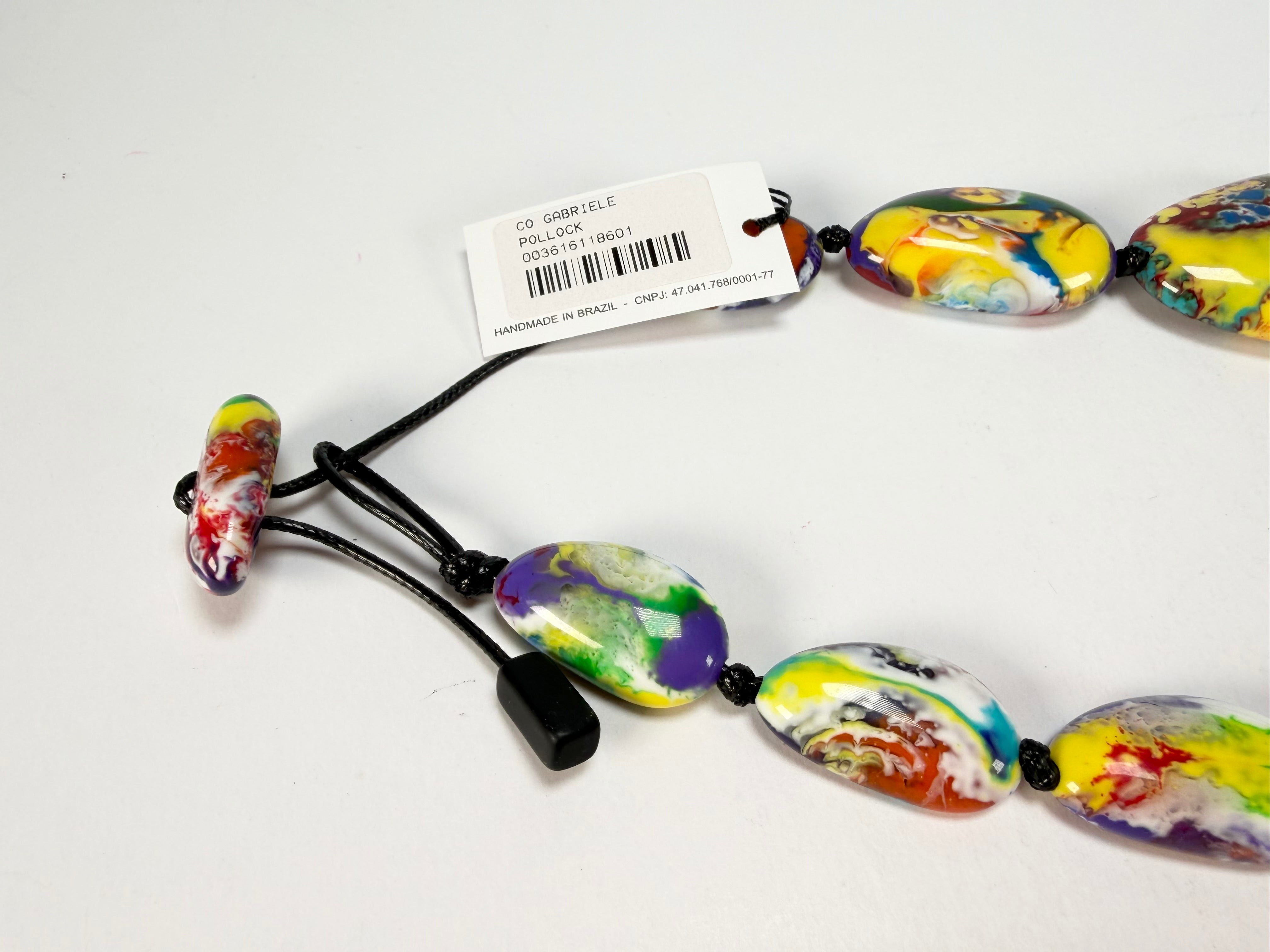Sobral - Multi-Colour "Gabriele" Pollock Resin Necklace ( 003616 )