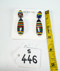 Sobral - Pop Art "Caillou" Resin Earrings ( 005427 )