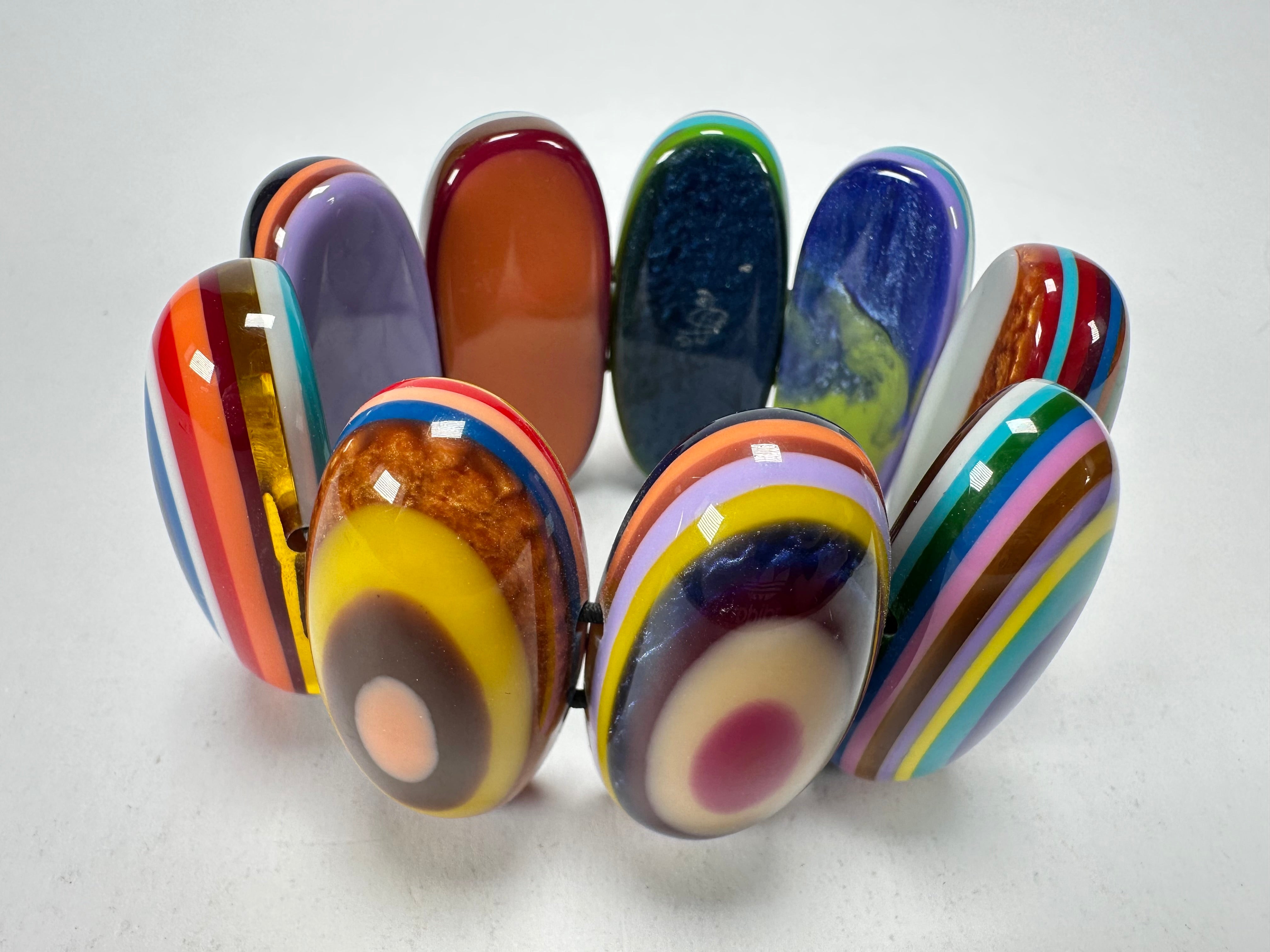 Sobral - Pop Art "Andy" Elasticated Resin Bracelet ( 005467 )