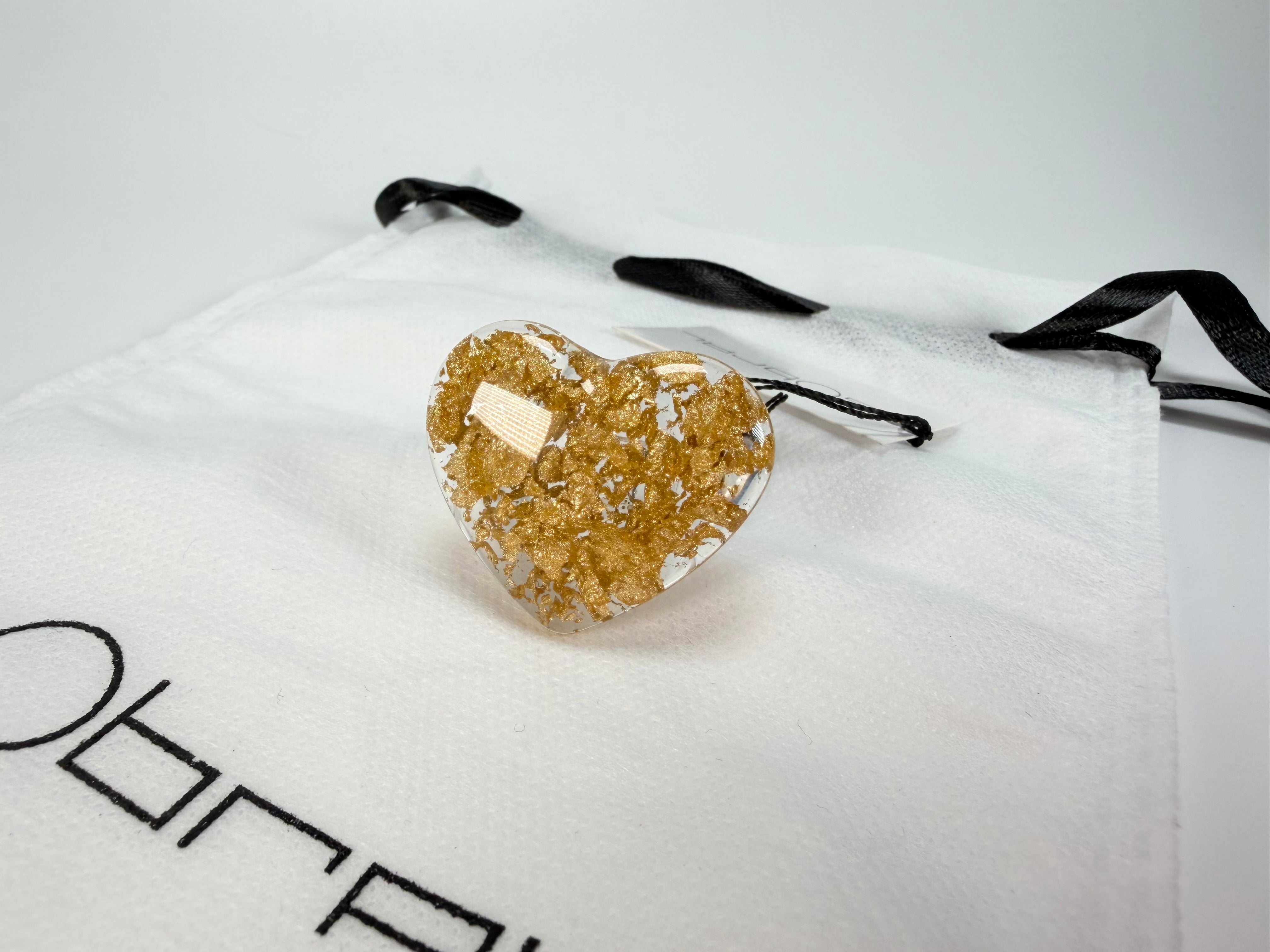 Sobral - Metalique "Mini Ariadne" Resin Ring ( 005543 ) - Size UK V / US 10.5