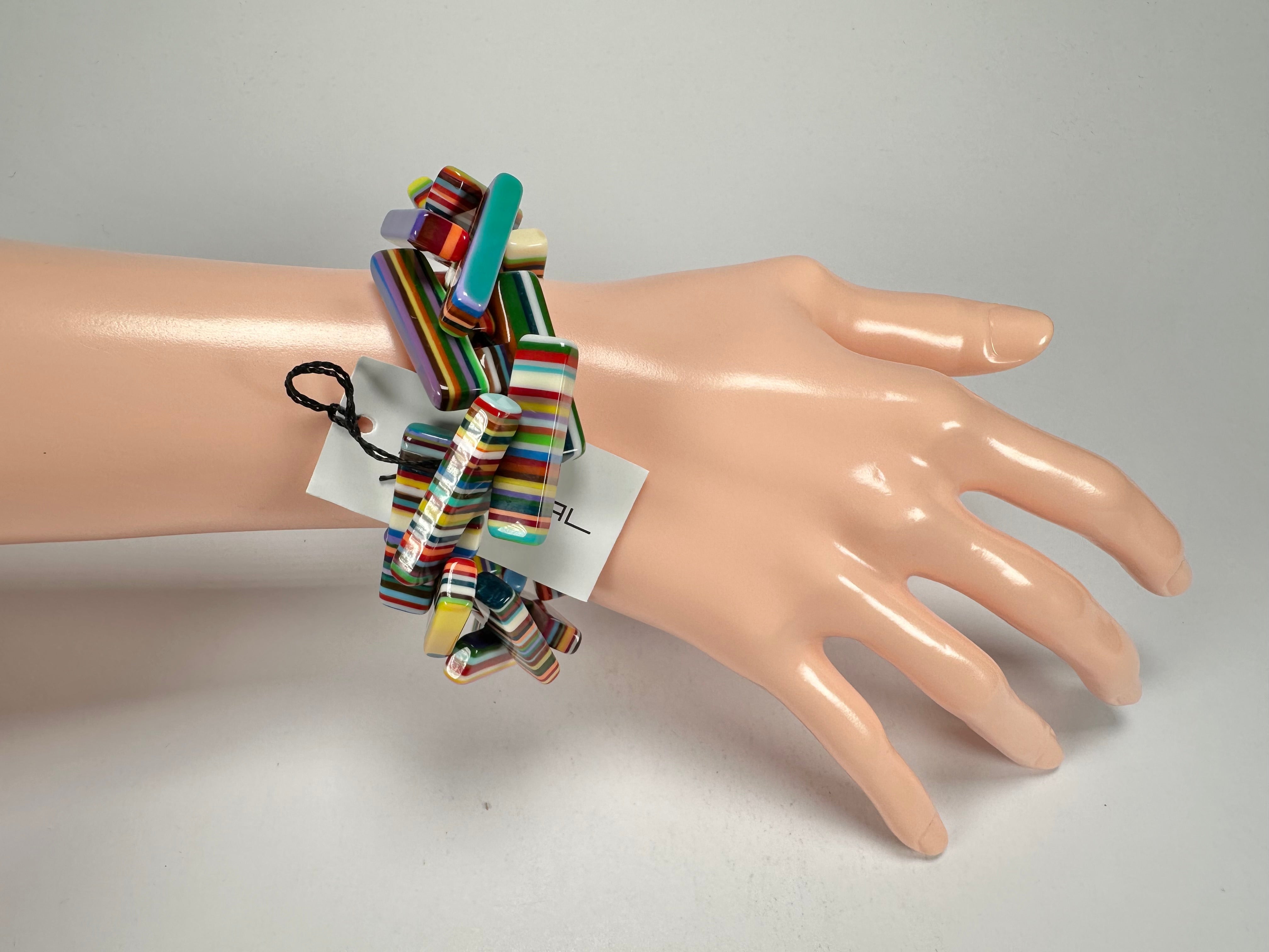 Sobral - Pop Art "1WJP" Elasticated Resin Bracelet ( 003882 )
