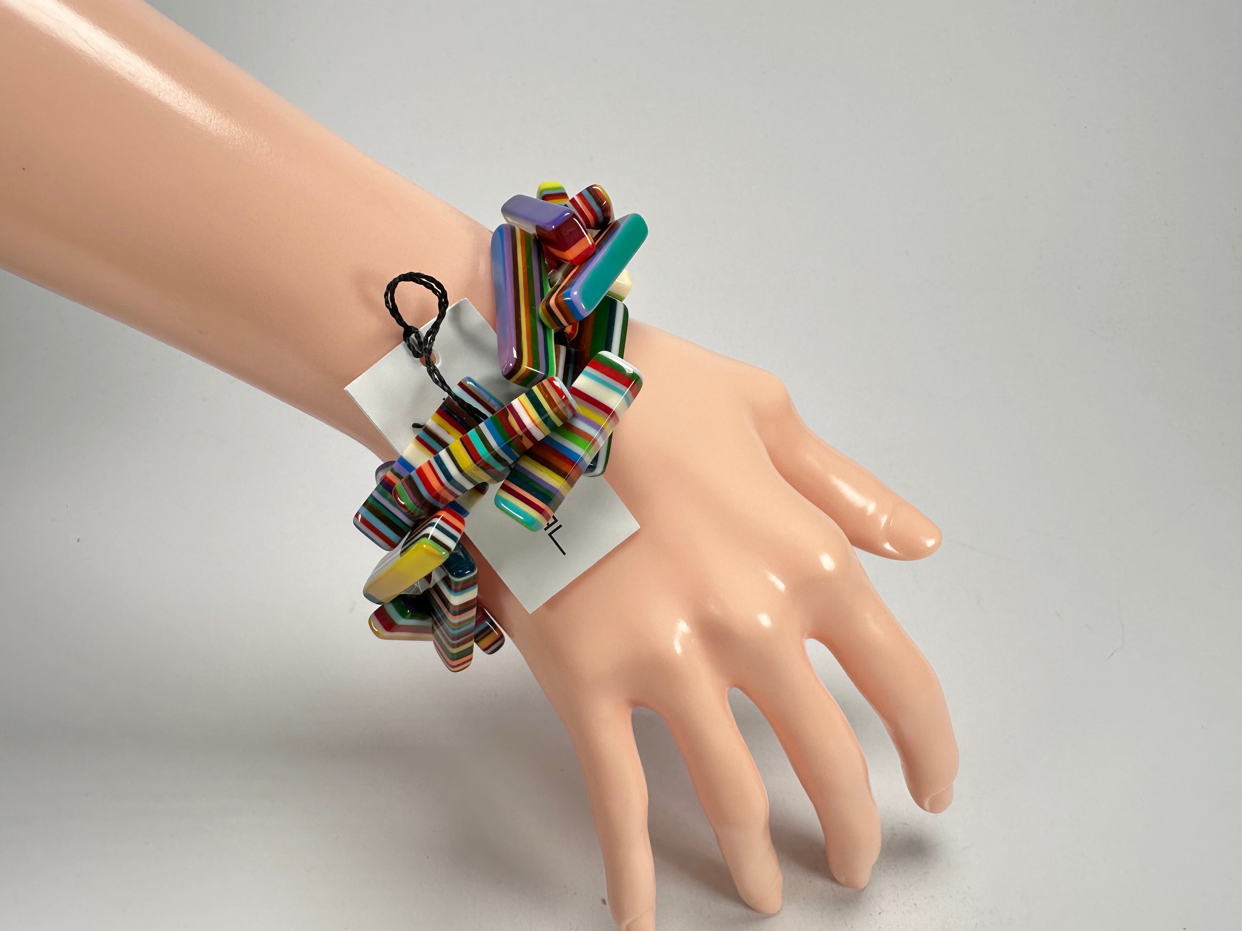 Sobral - Pop Art "1WJP" Elasticated Resin Bracelet ( 003882 )