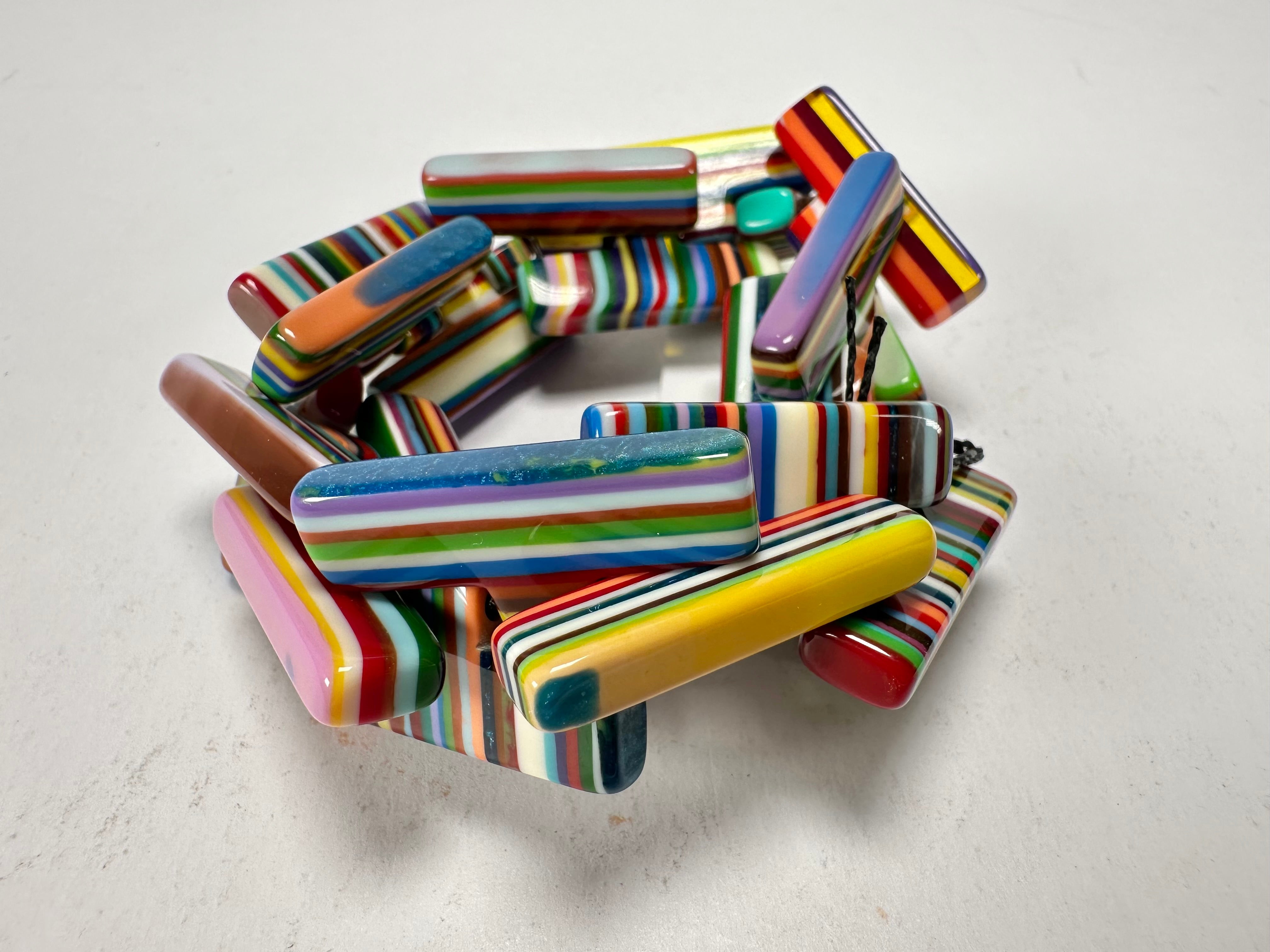 Sobral - Pop Art "1WJP" Elasticated Resin Bracelet ( 003882 )