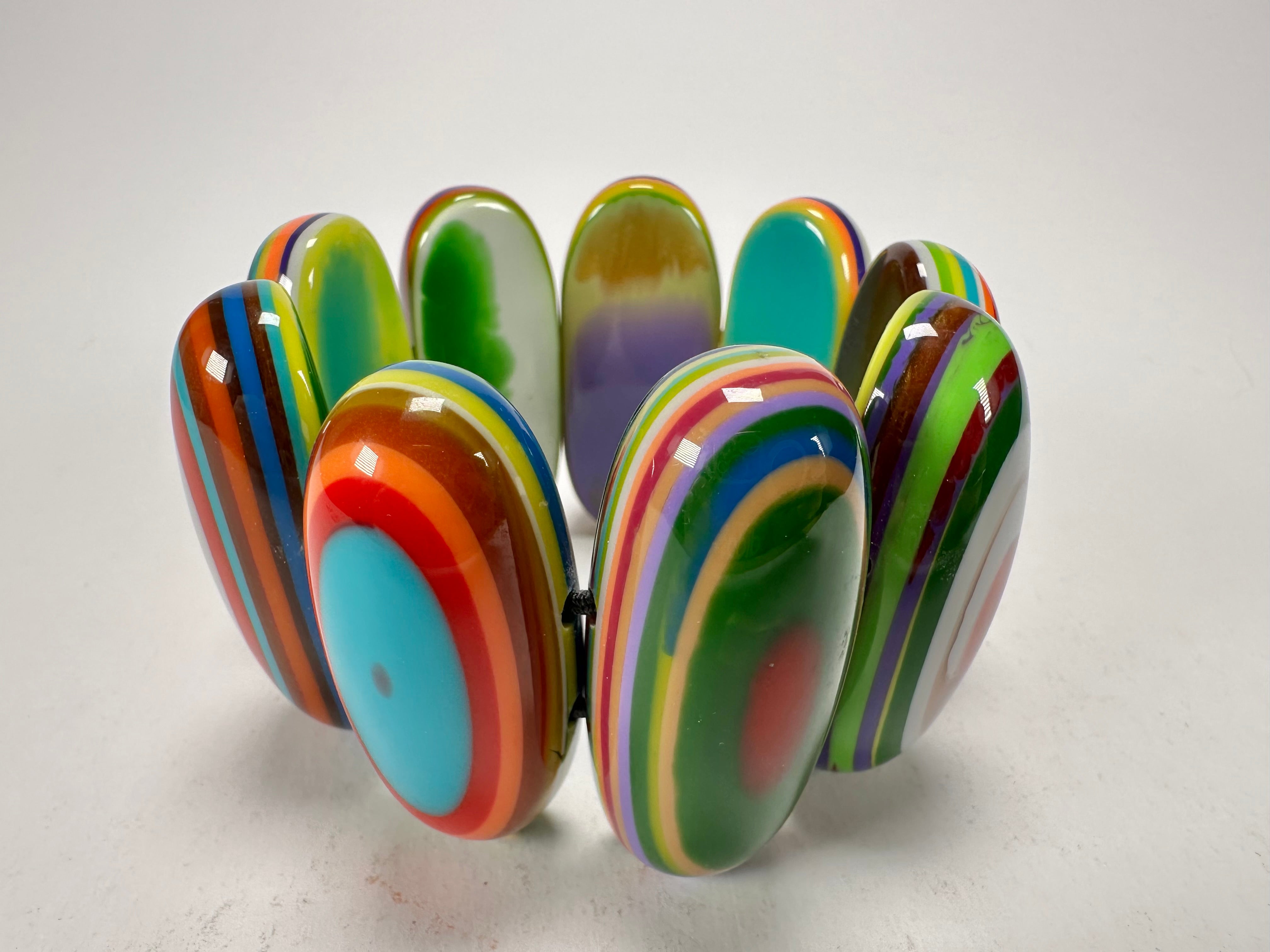 Sobral - Pop Art "Andy" Elasticated Resin Bracelet ( 005467 )