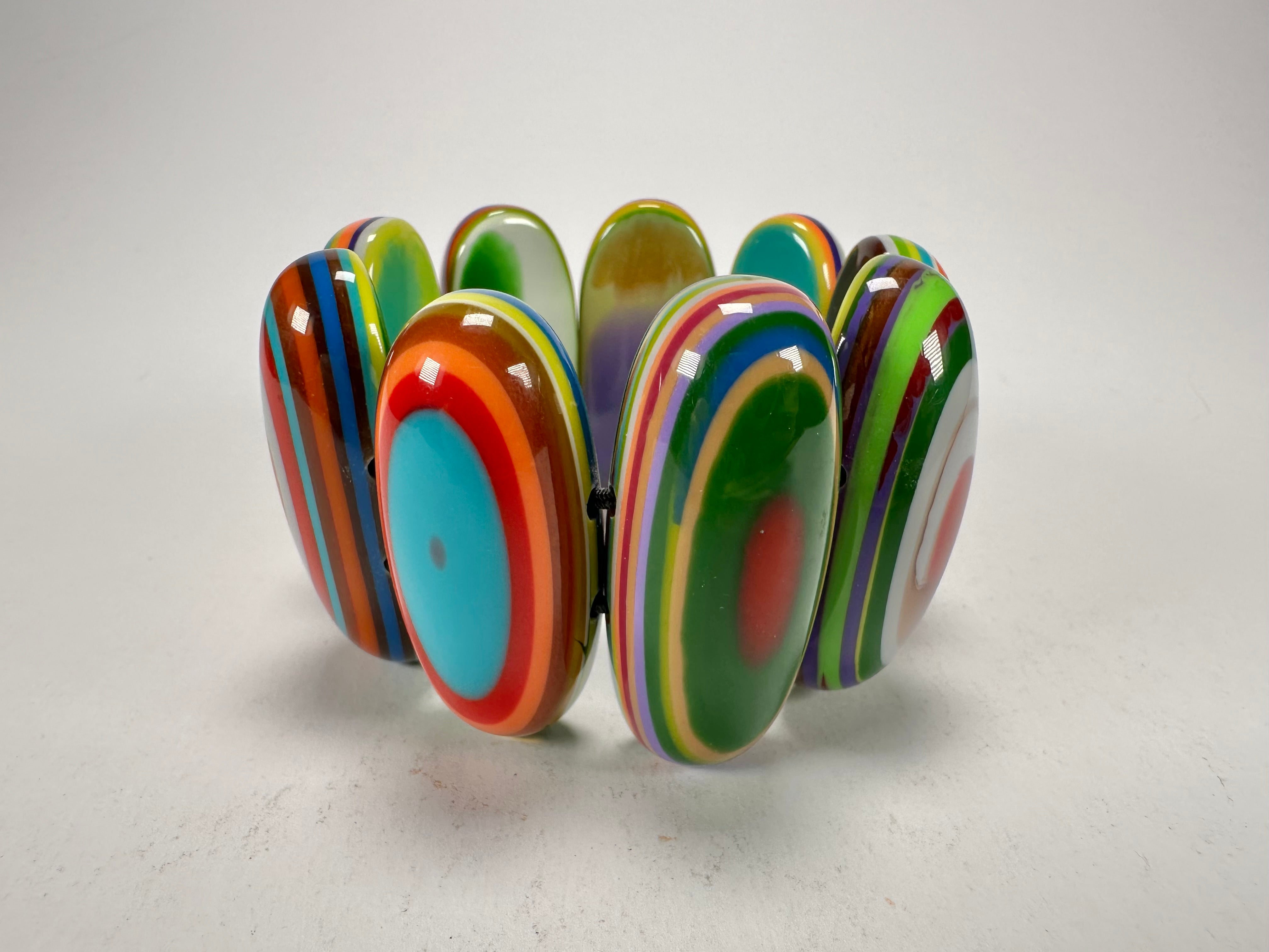 Sobral - Pop Art "Andy" Elasticated Resin Bracelet ( 005467 )
