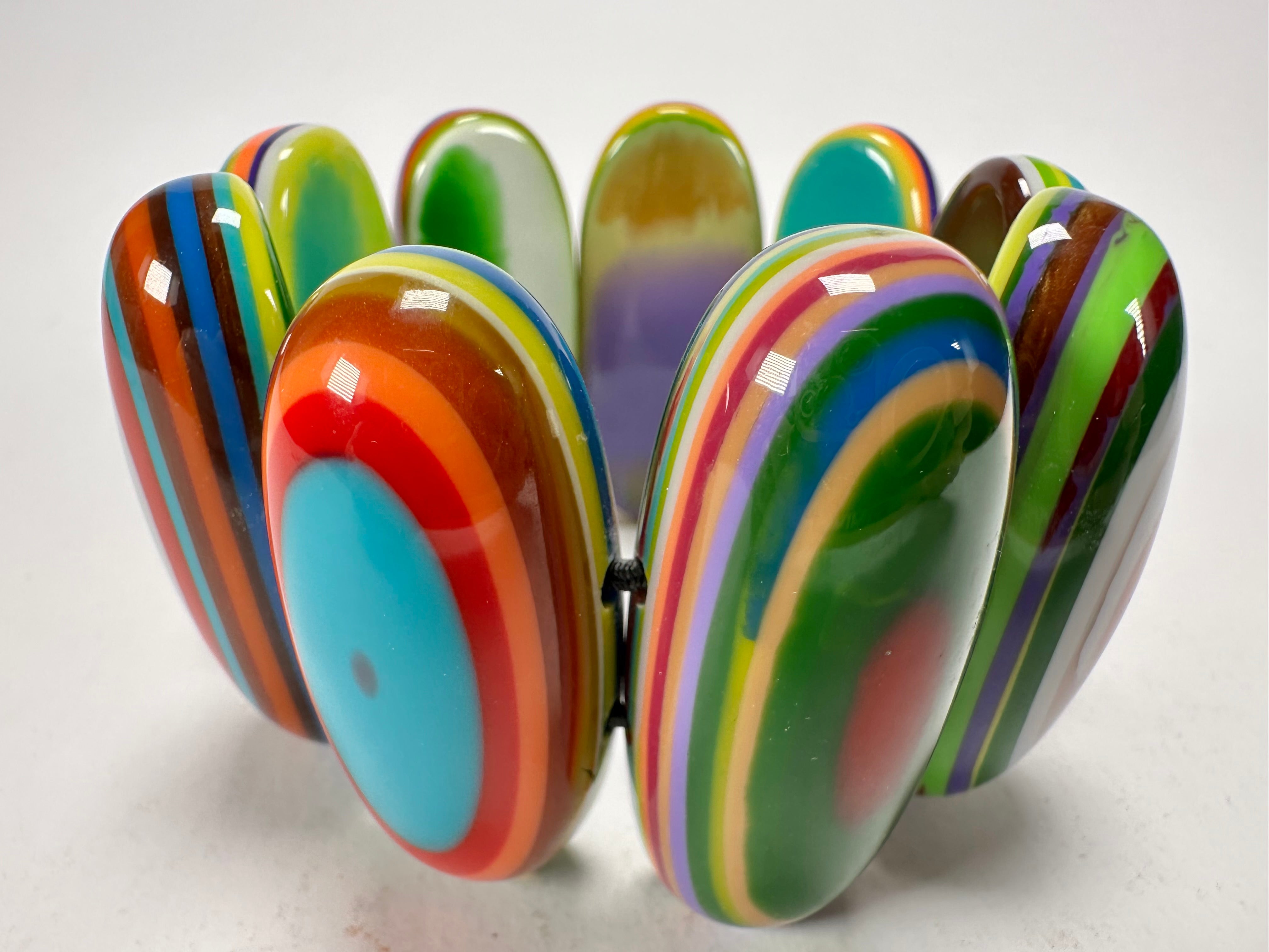 Sobral - Pop Art "Andy" Elasticated Resin Bracelet ( 005467 )