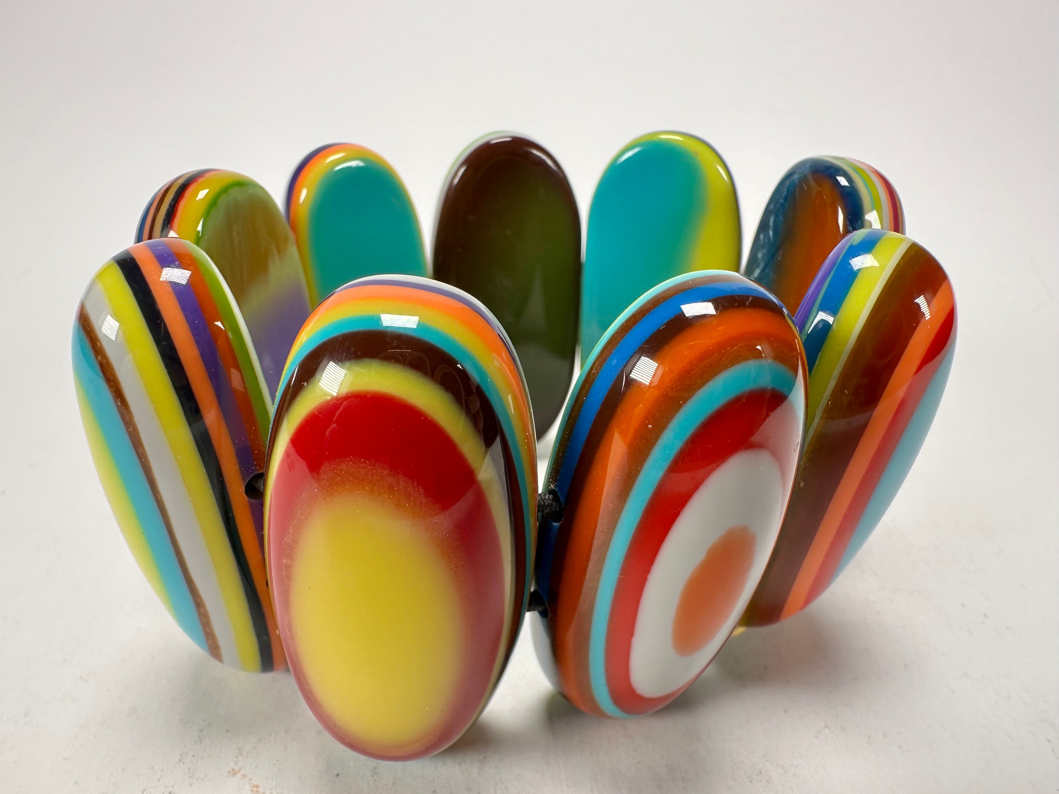 Sobral - Pop Art "Andy" Elasticated Resin Bracelet ( 005467 )