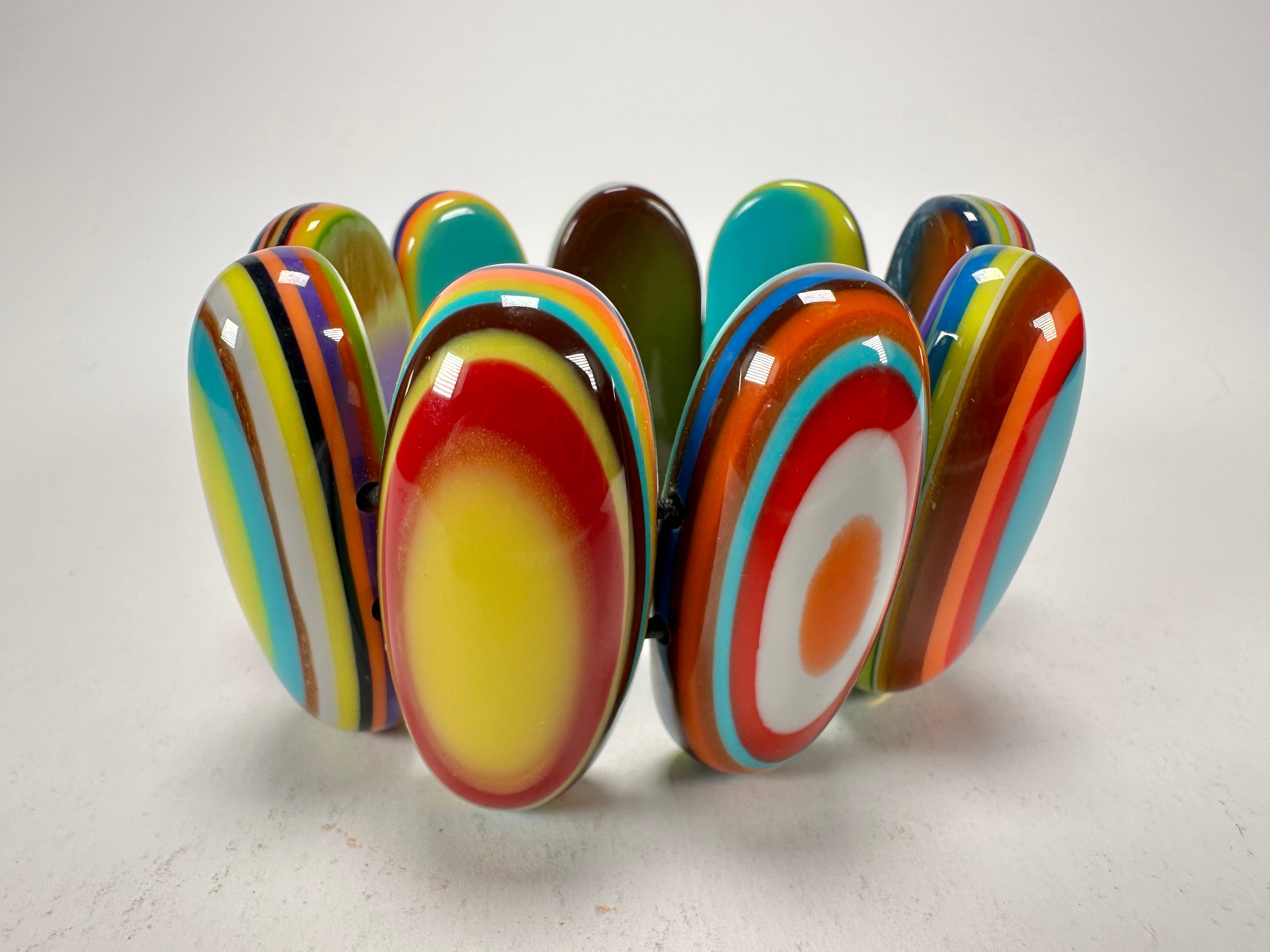 Sobral - Pop Art "Andy" Elasticated Resin Bracelet ( 005467 )