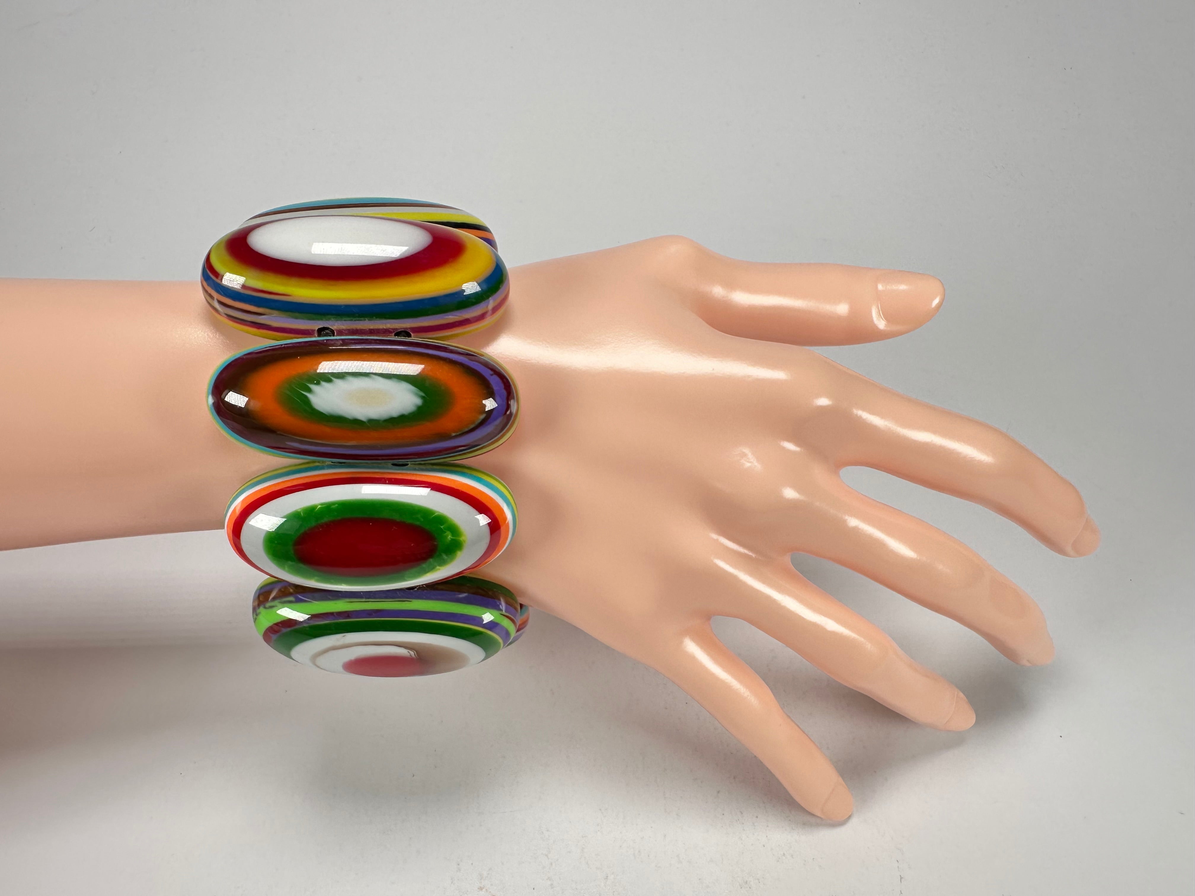 Sobral - Pop Art "Andy" Elasticated Resin Bracelet ( 005467 )