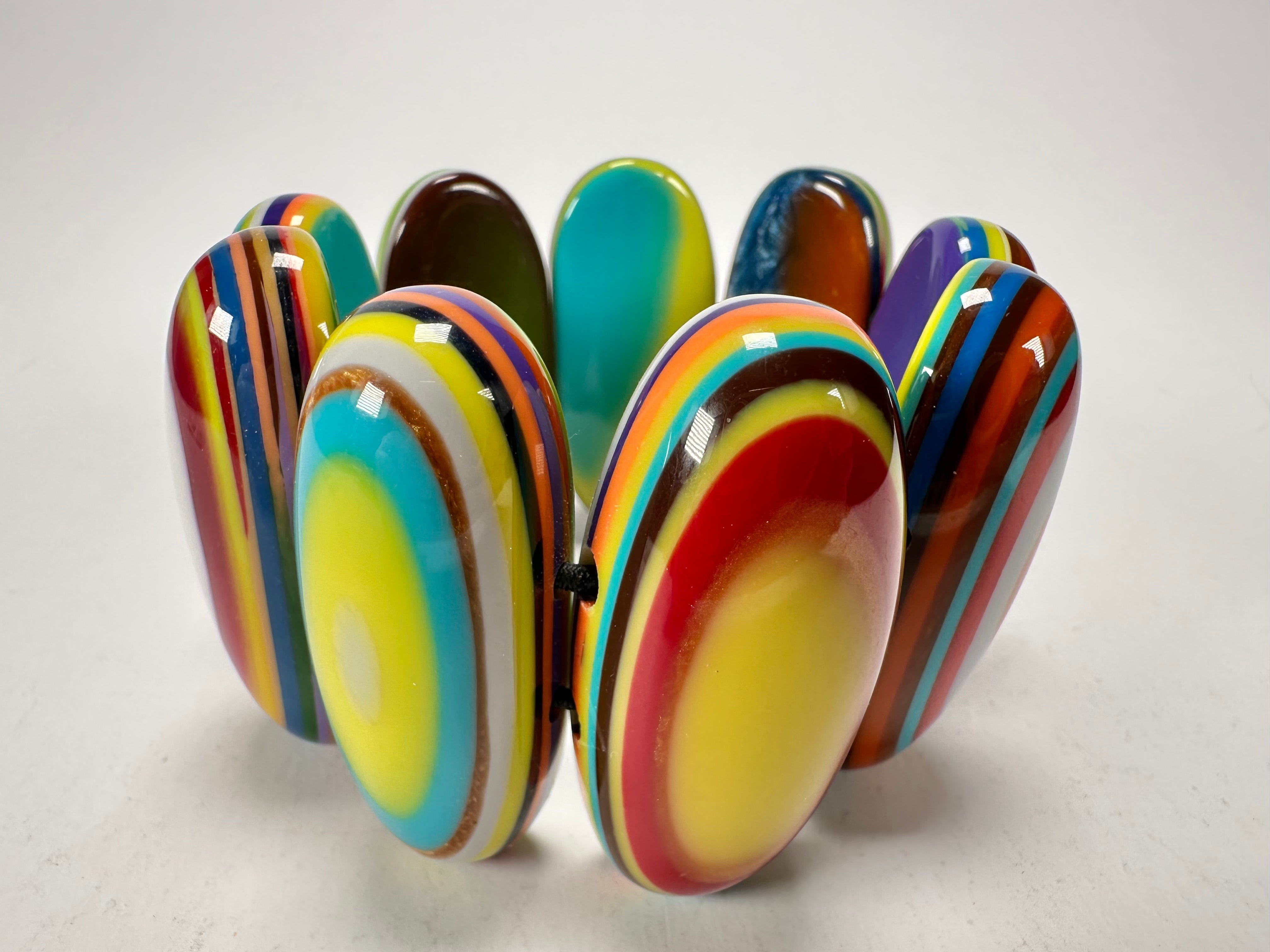 Sobral - Pop Art "Andy" Elasticated Resin Bracelet ( 005467 )