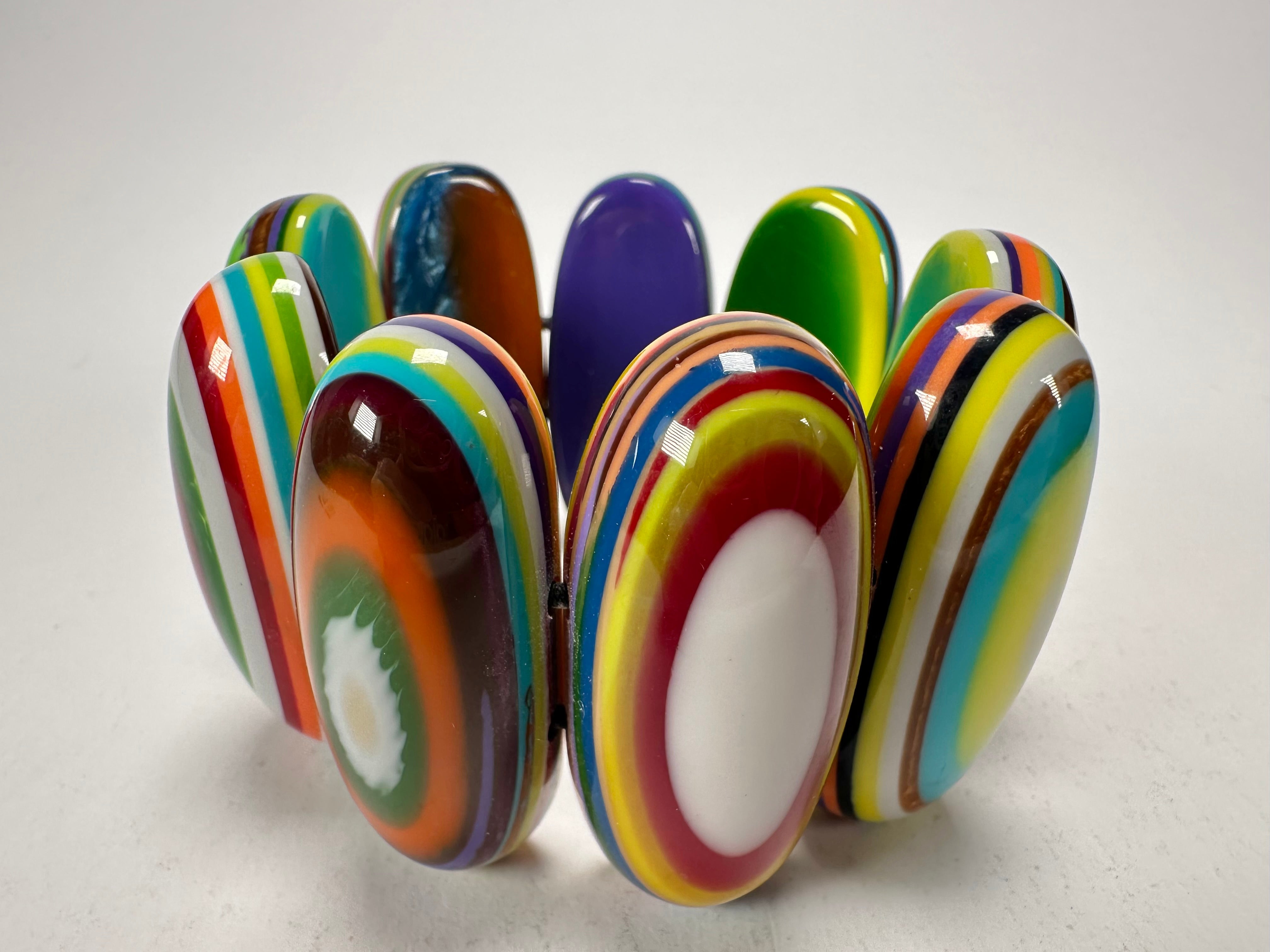 Sobral - Pop Art "Andy" Elasticated Resin Bracelet ( 005467 )