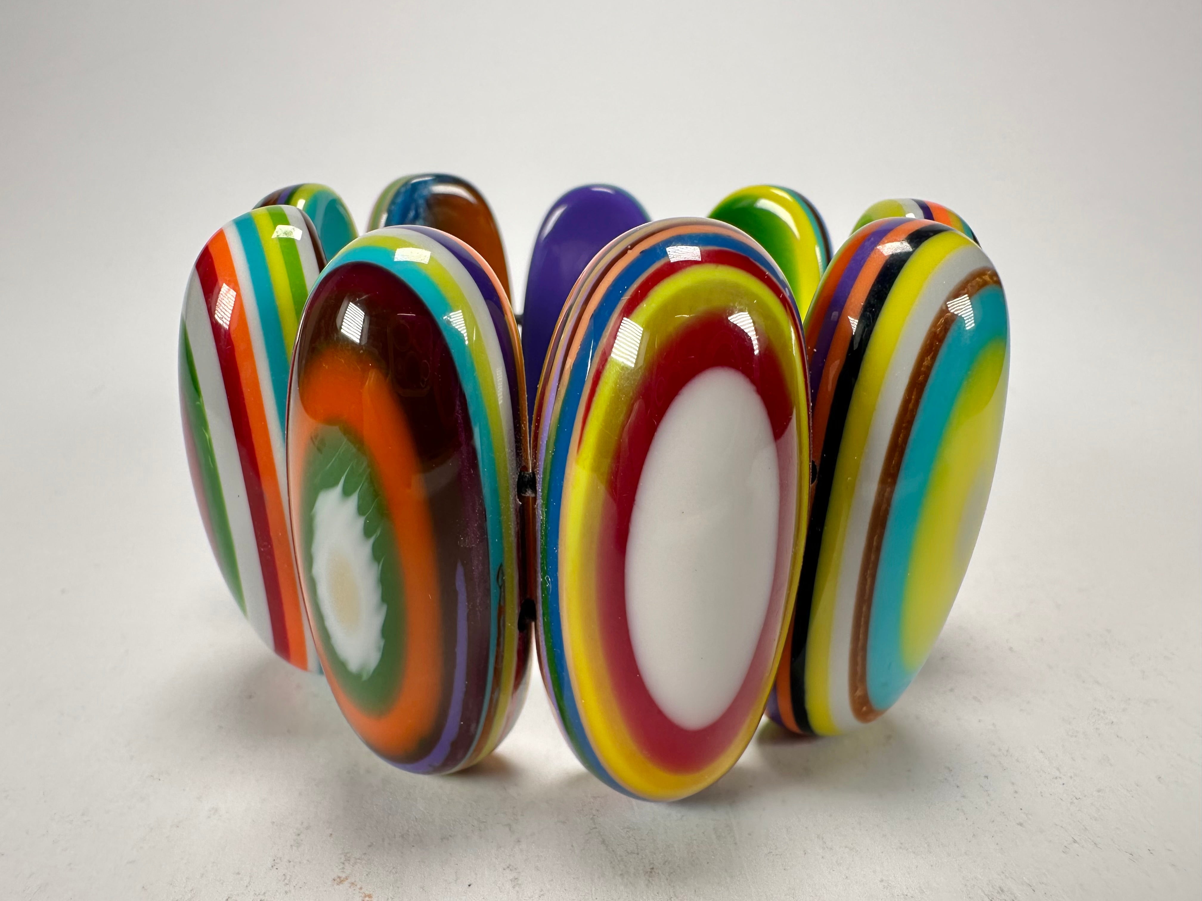 Sobral - Pop Art "Andy" Elasticated Resin Bracelet ( 005467 )