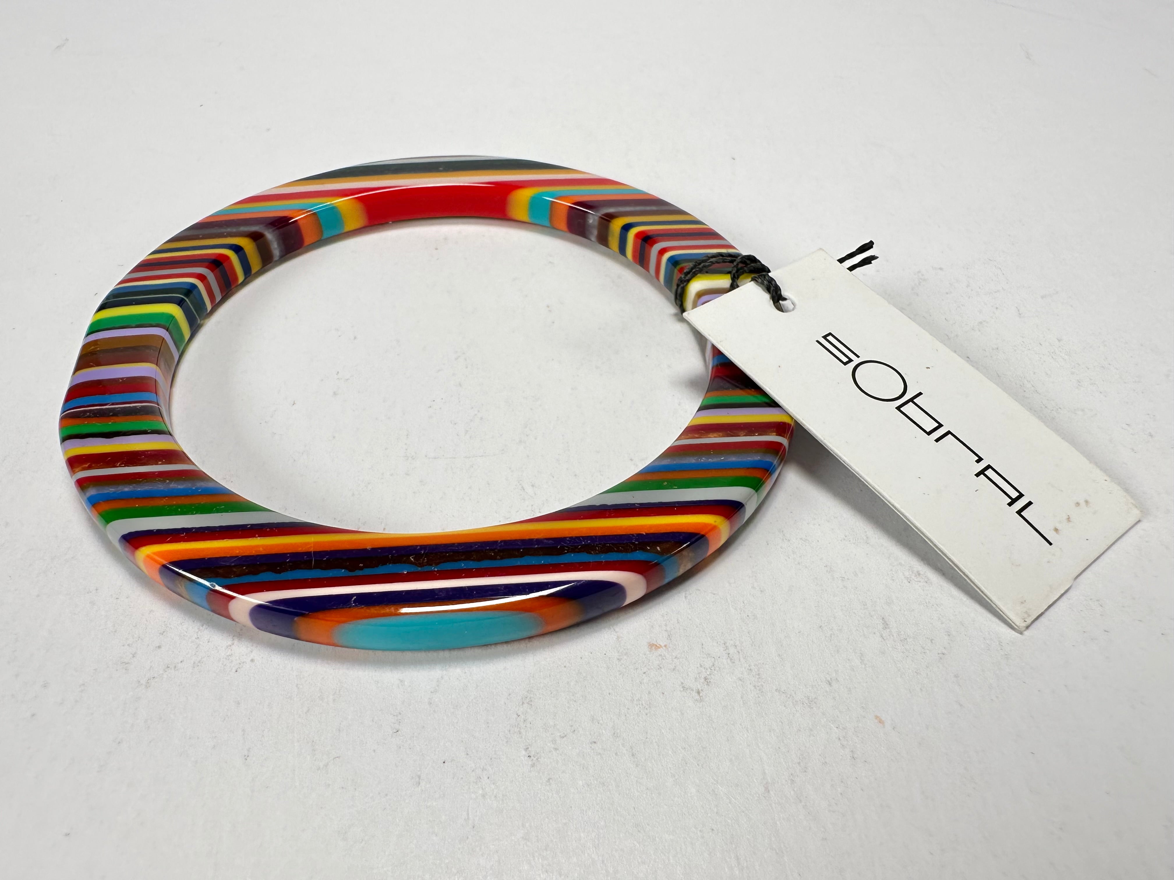 Sobral - Pop Art "PML 06" Solid Resin Bangle ( 002336 )