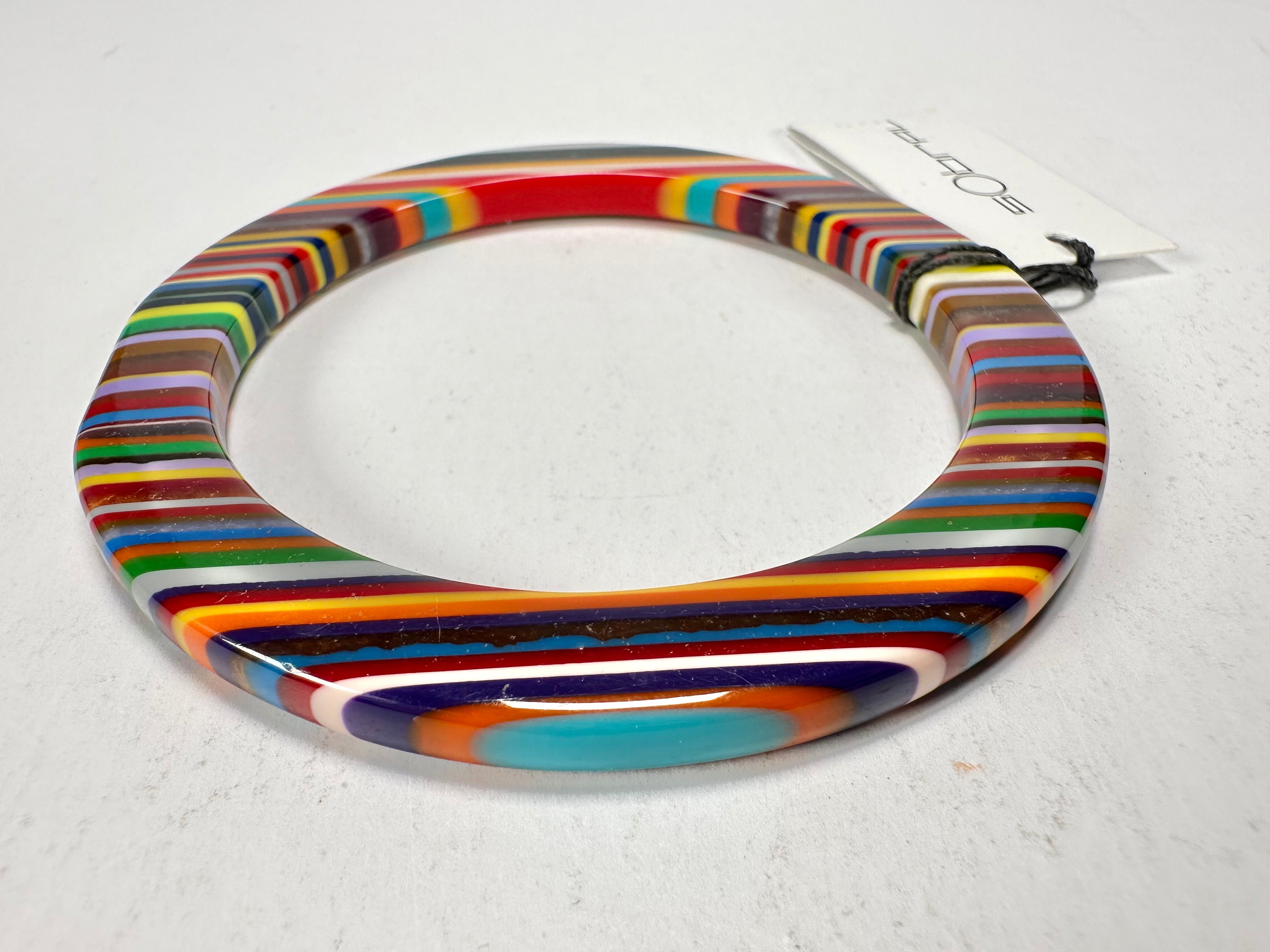 Sobral - Pop Art "PML 06" Solid Resin Bangle ( 002336 )