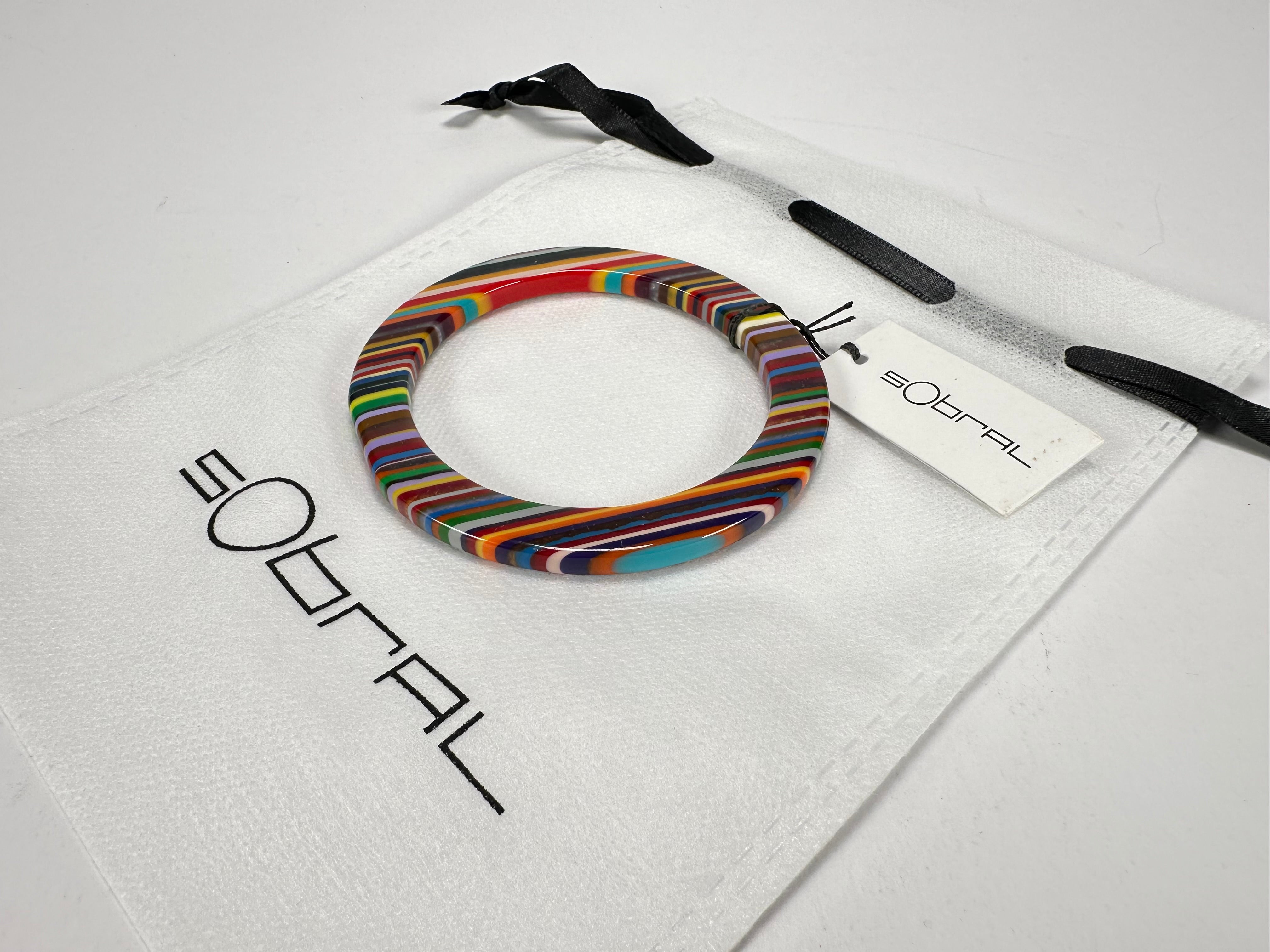 Sobral - Pop Art "PML 06" Solid Resin Bangle ( 002336 )
