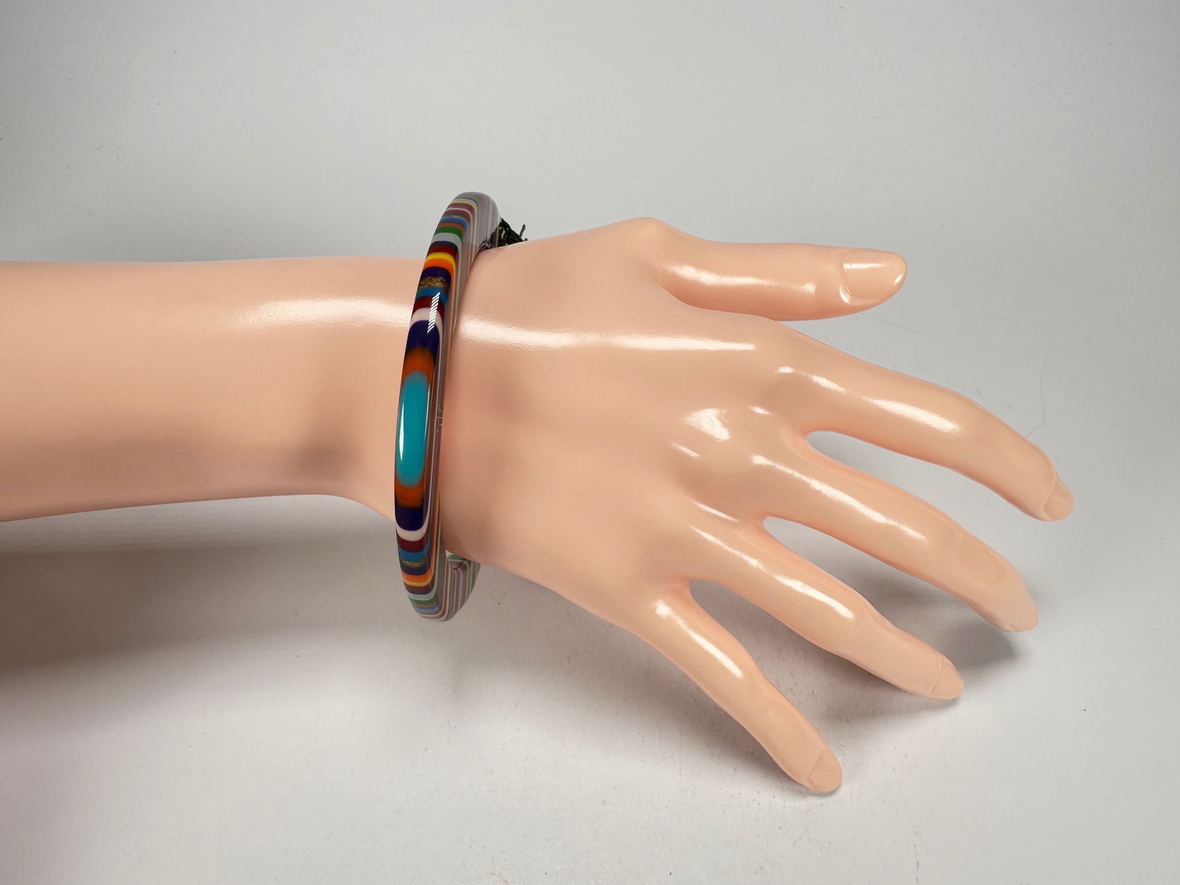 Sobral - Pop Art "PML 06" Solid Resin Bangle ( 002336 )
