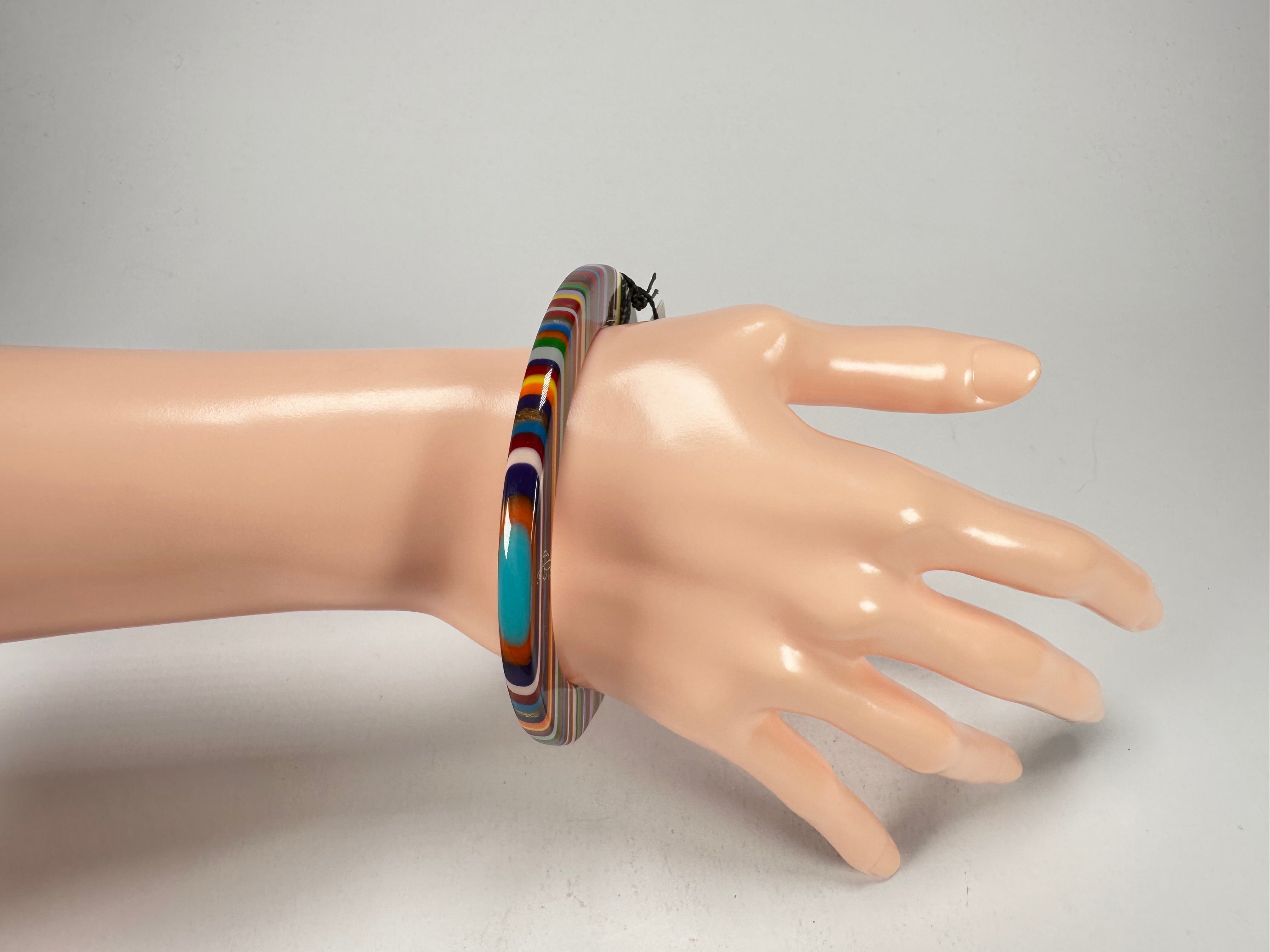 Sobral - Pop Art "PML 06" Solid Resin Bangle ( 002336 )
