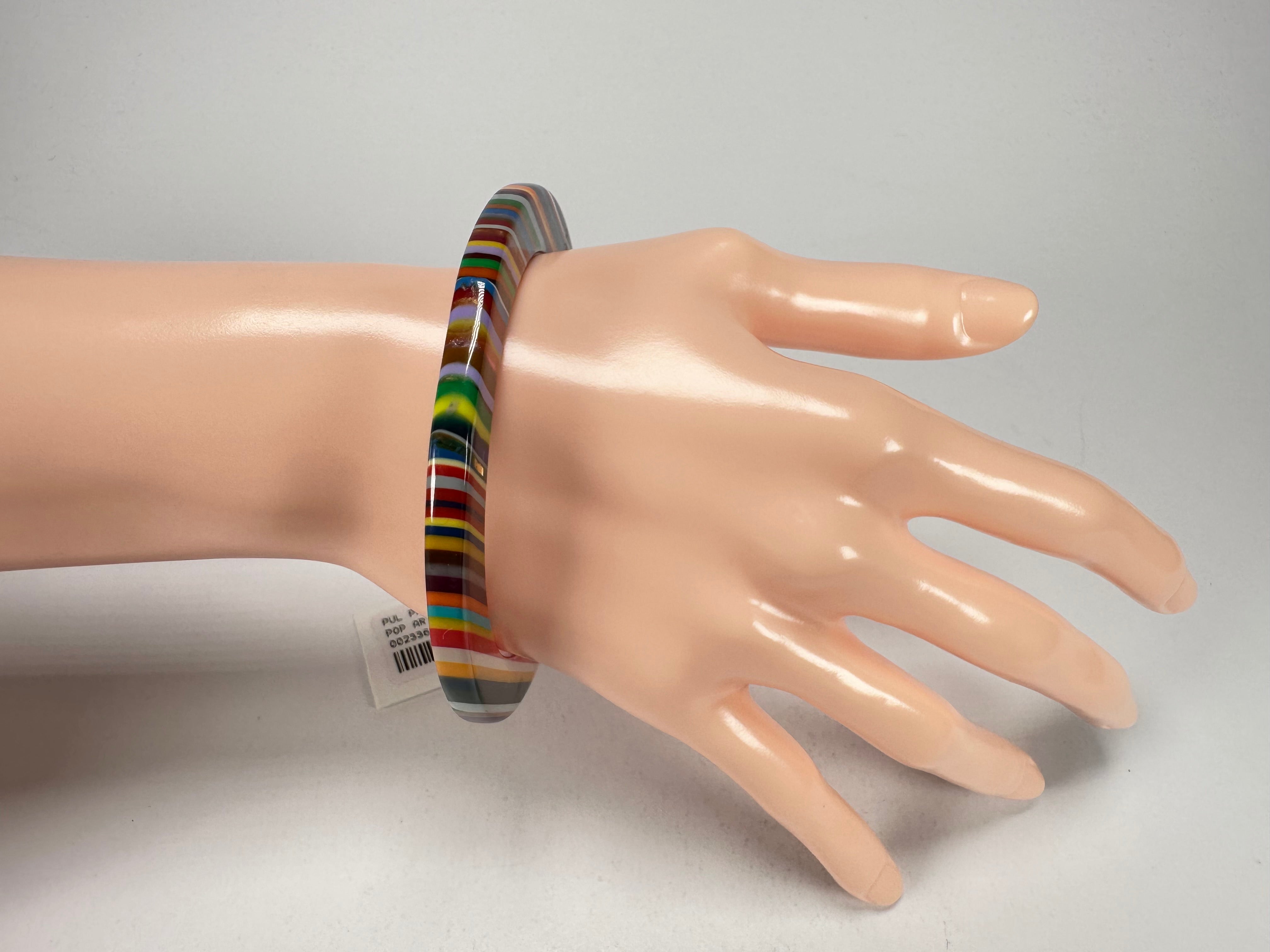 Sobral - Pop Art "PML 06" Solid Resin Bangle ( 002336 )