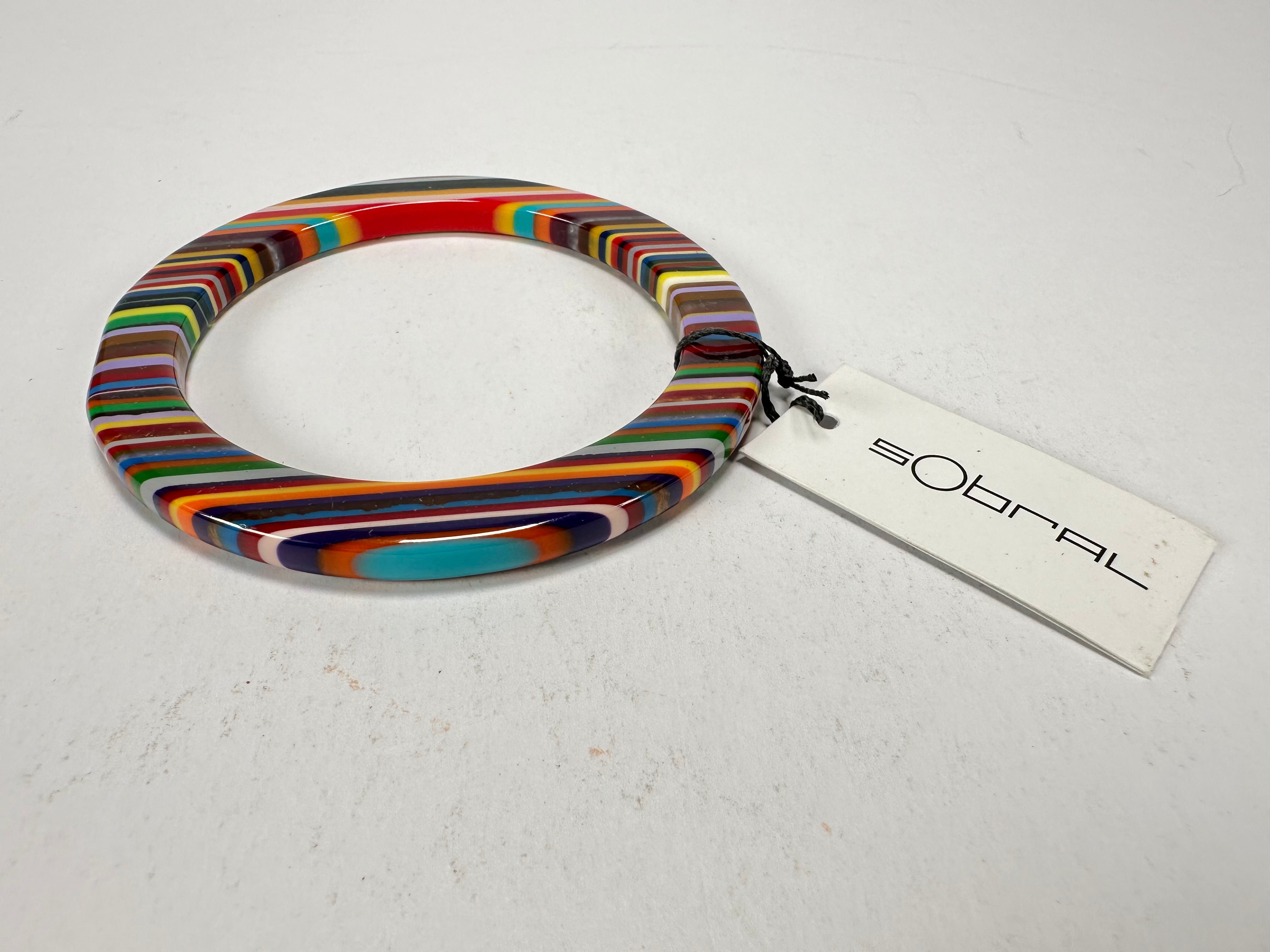 Sobral - Pop Art "PML 06" Solid Resin Bangle ( 002336 )