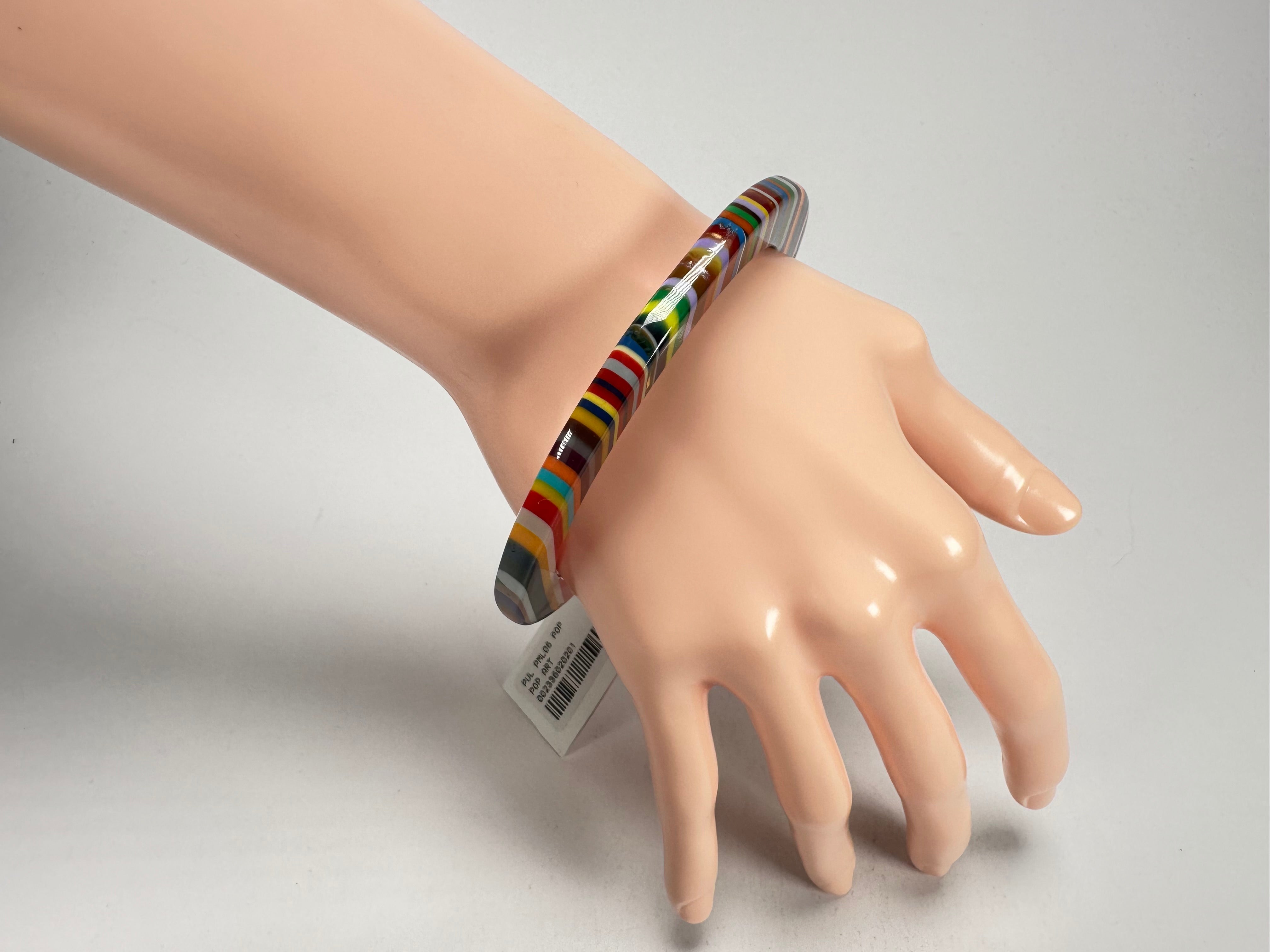 Sobral - Pop Art "PML 06" Solid Resin Bangle ( 002336 )