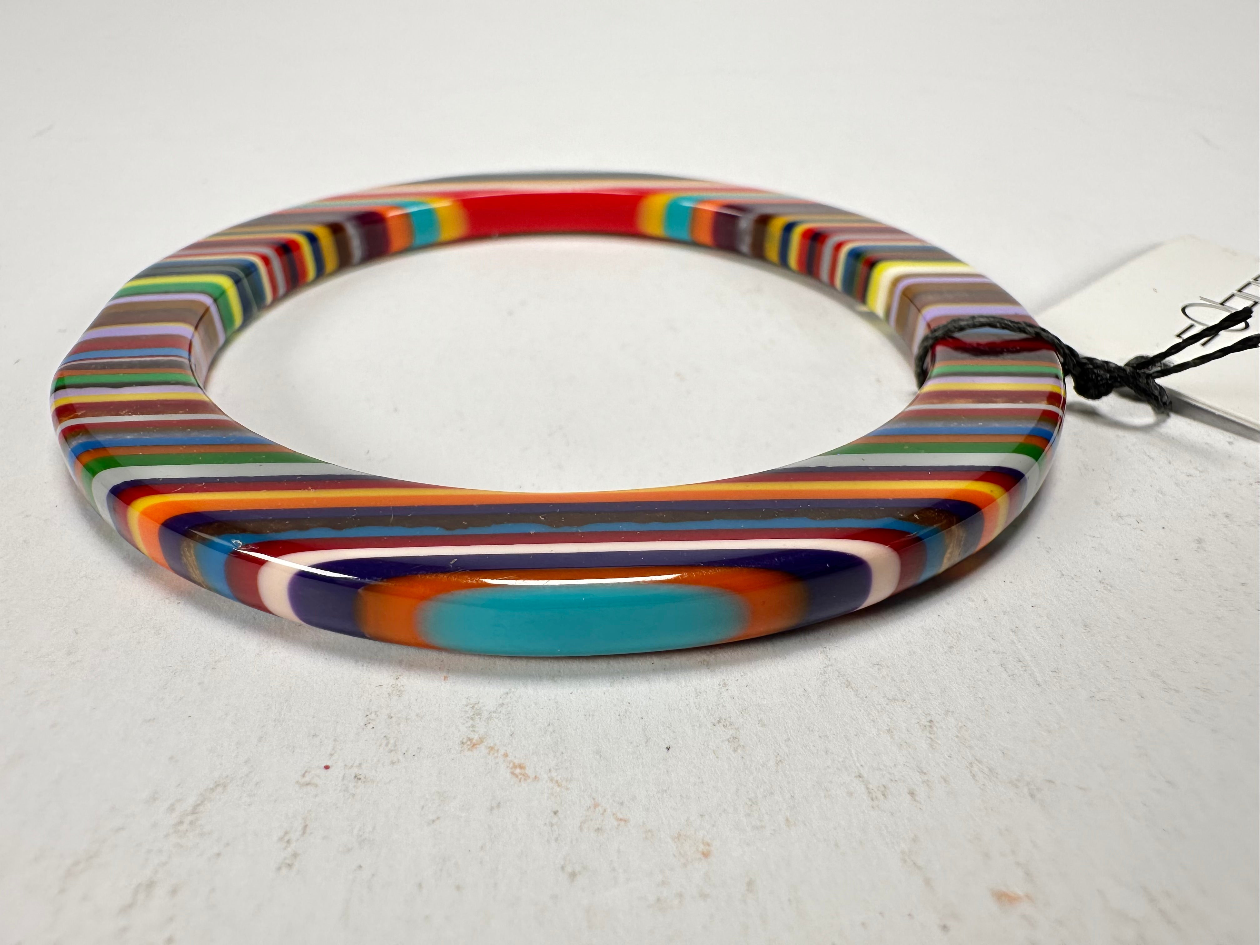 Sobral - Pop Art "PML 06" Solid Resin Bangle ( 002336 )