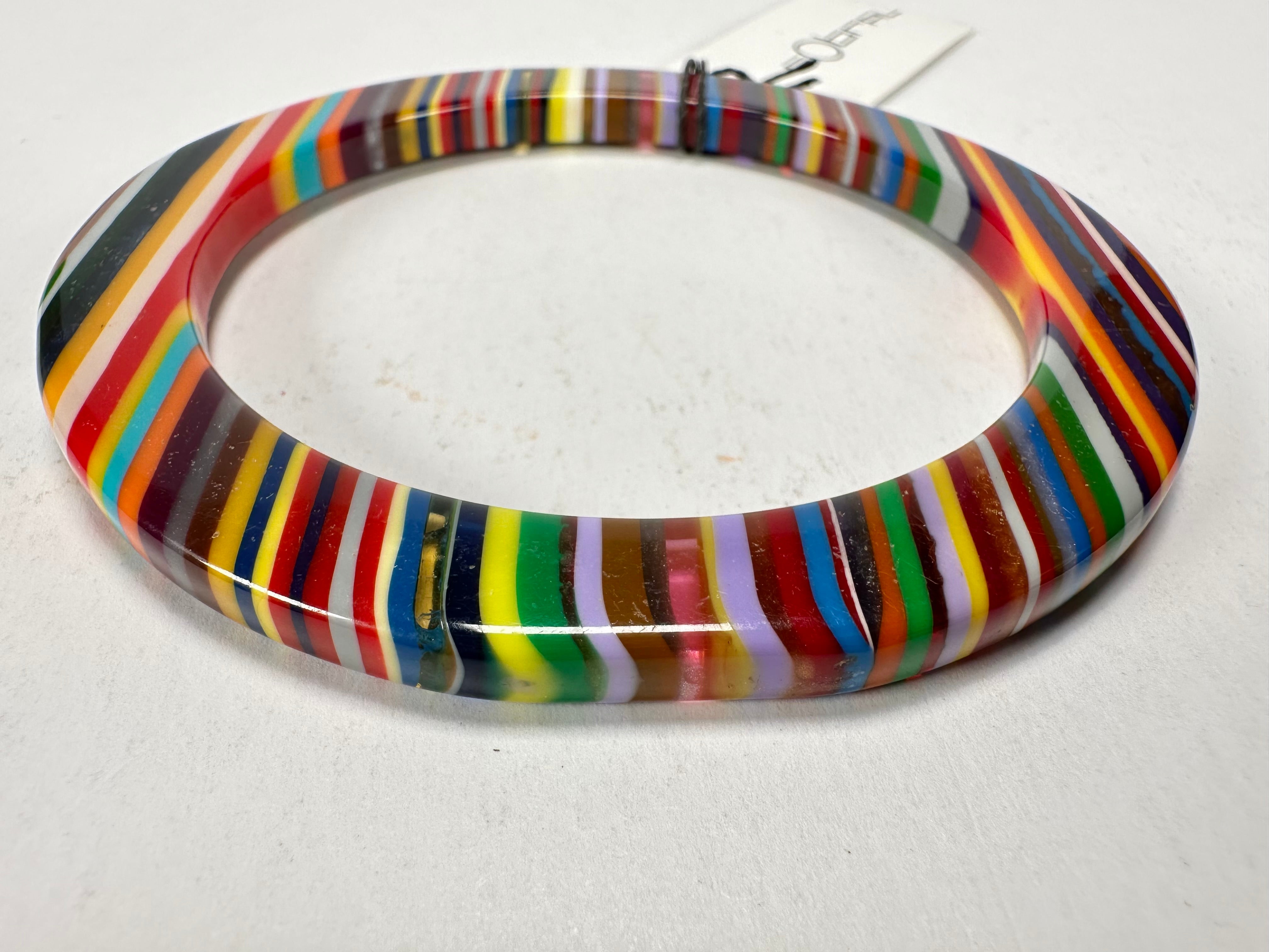Sobral - Pop Art "PML 06" Solid Resin Bangle ( 002336 )