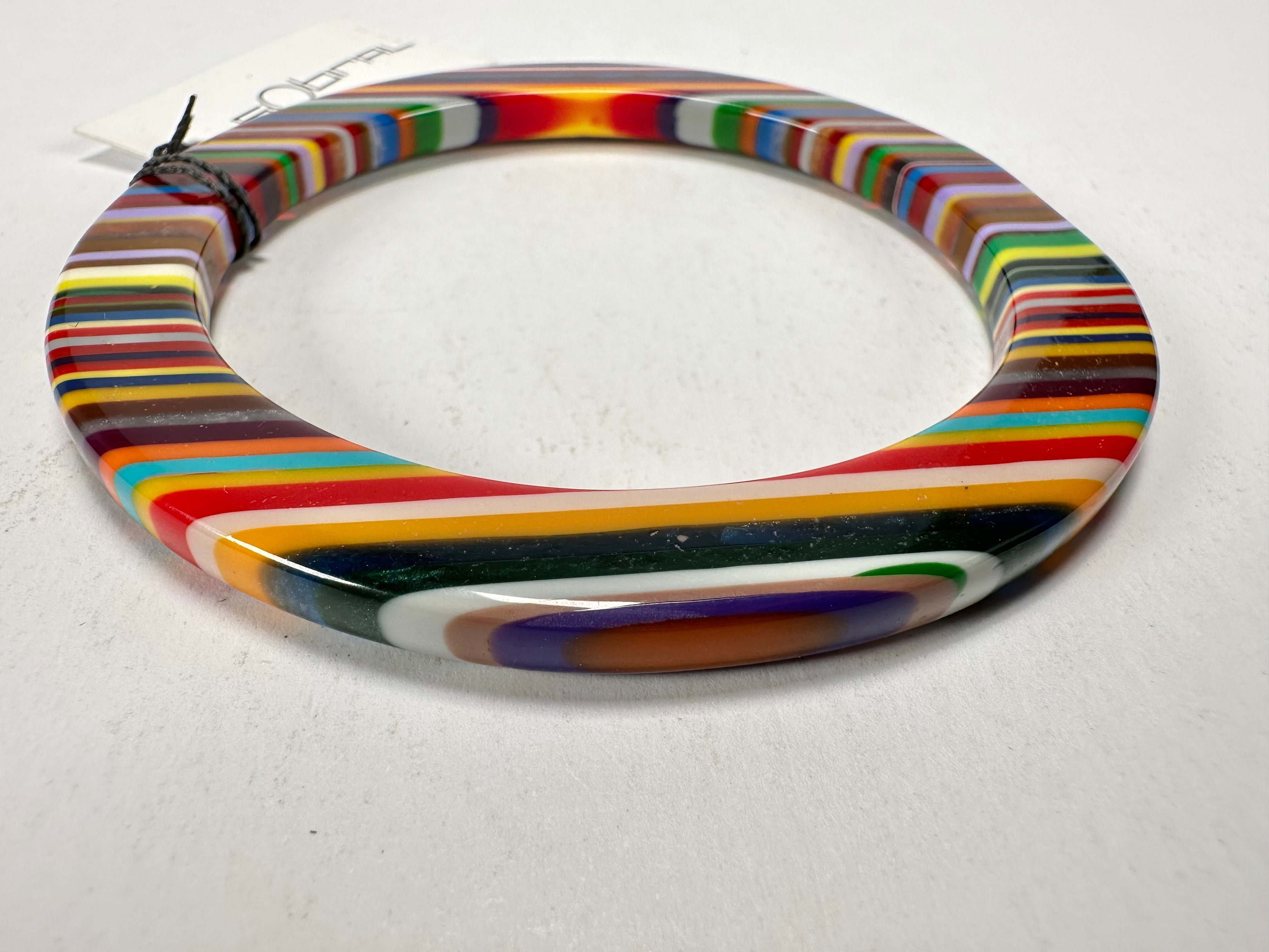 Sobral - Pop Art "PML 06" Solid Resin Bangle ( 002336 )
