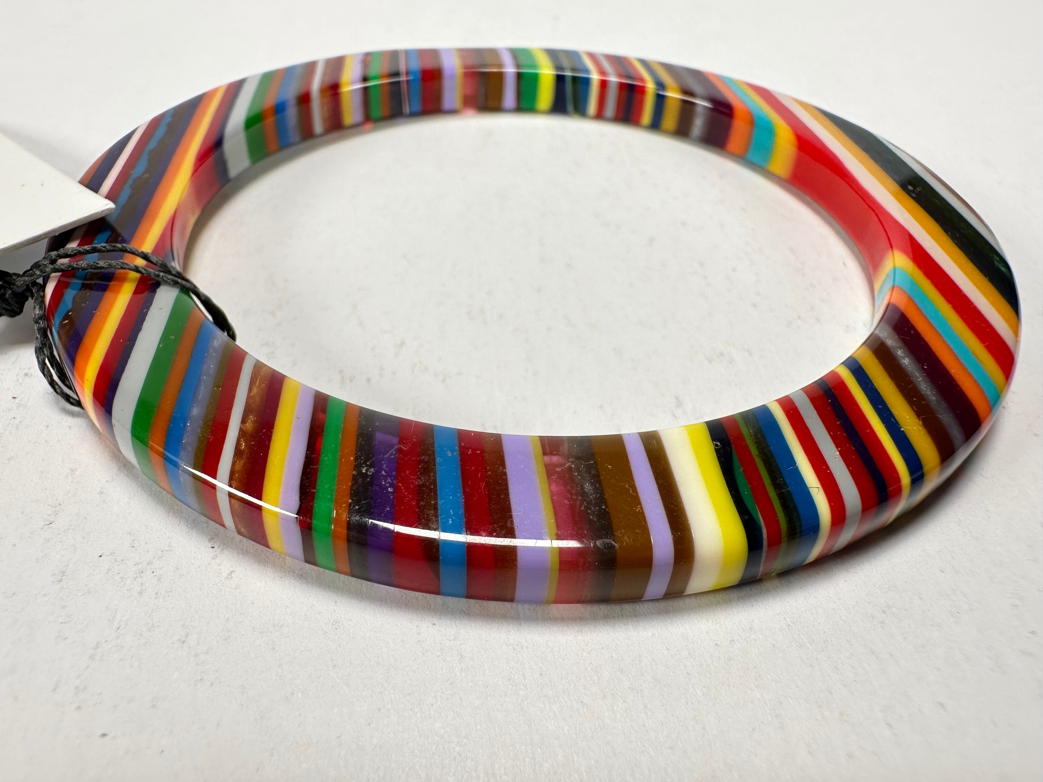 Sobral - Pop Art "PML 06" Solid Resin Bangle ( 002336 )